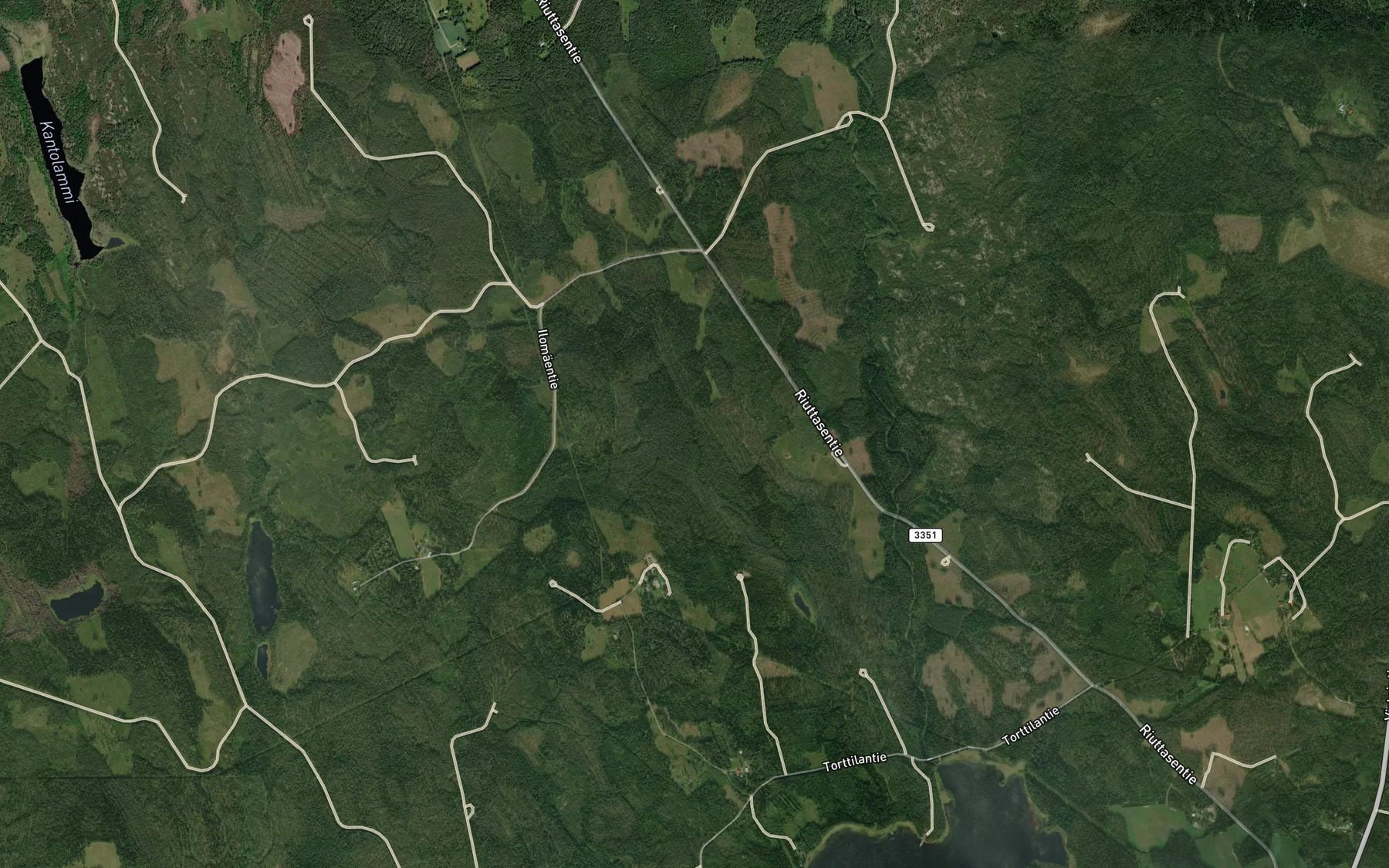 Satellite map of the Pirjonoja