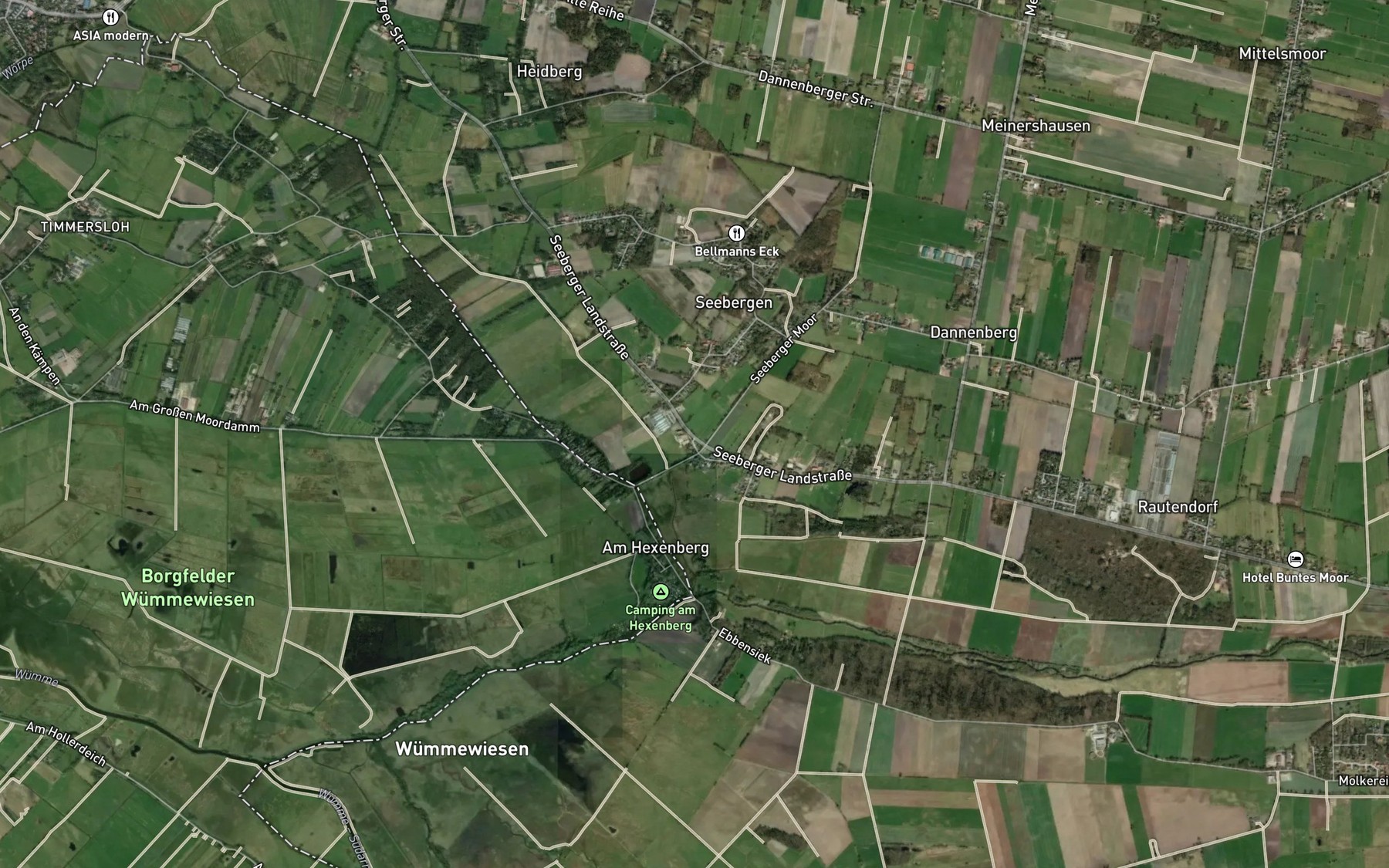 Satellite map of the Viehgraben