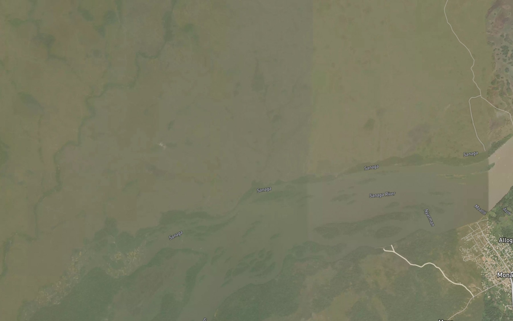 Satellite map of the Betelenie