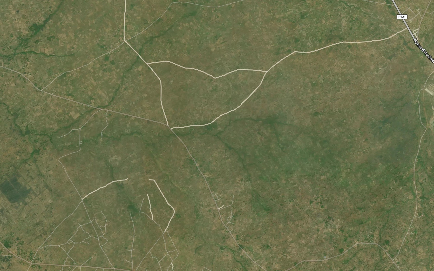 Satellite map of the River Uombil