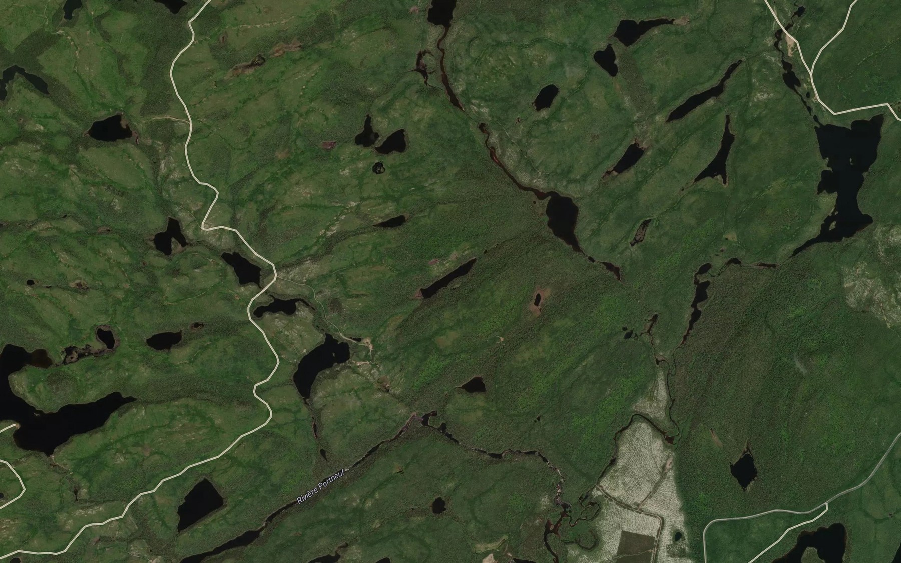 Satellite map of the Lac de la Sonde