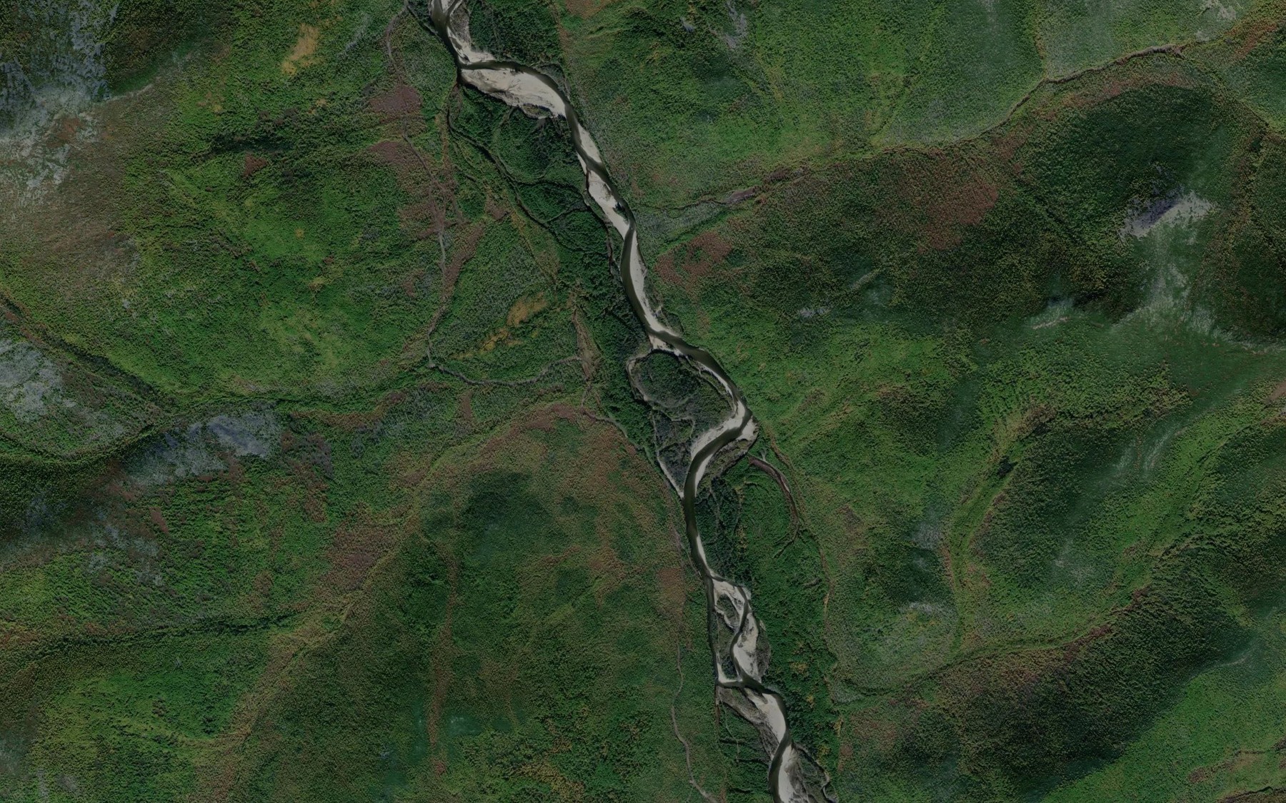 Satellite map of the Usamak