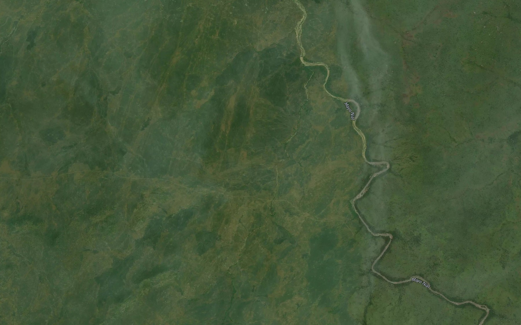 Satellite map of the Mayo Peremperem