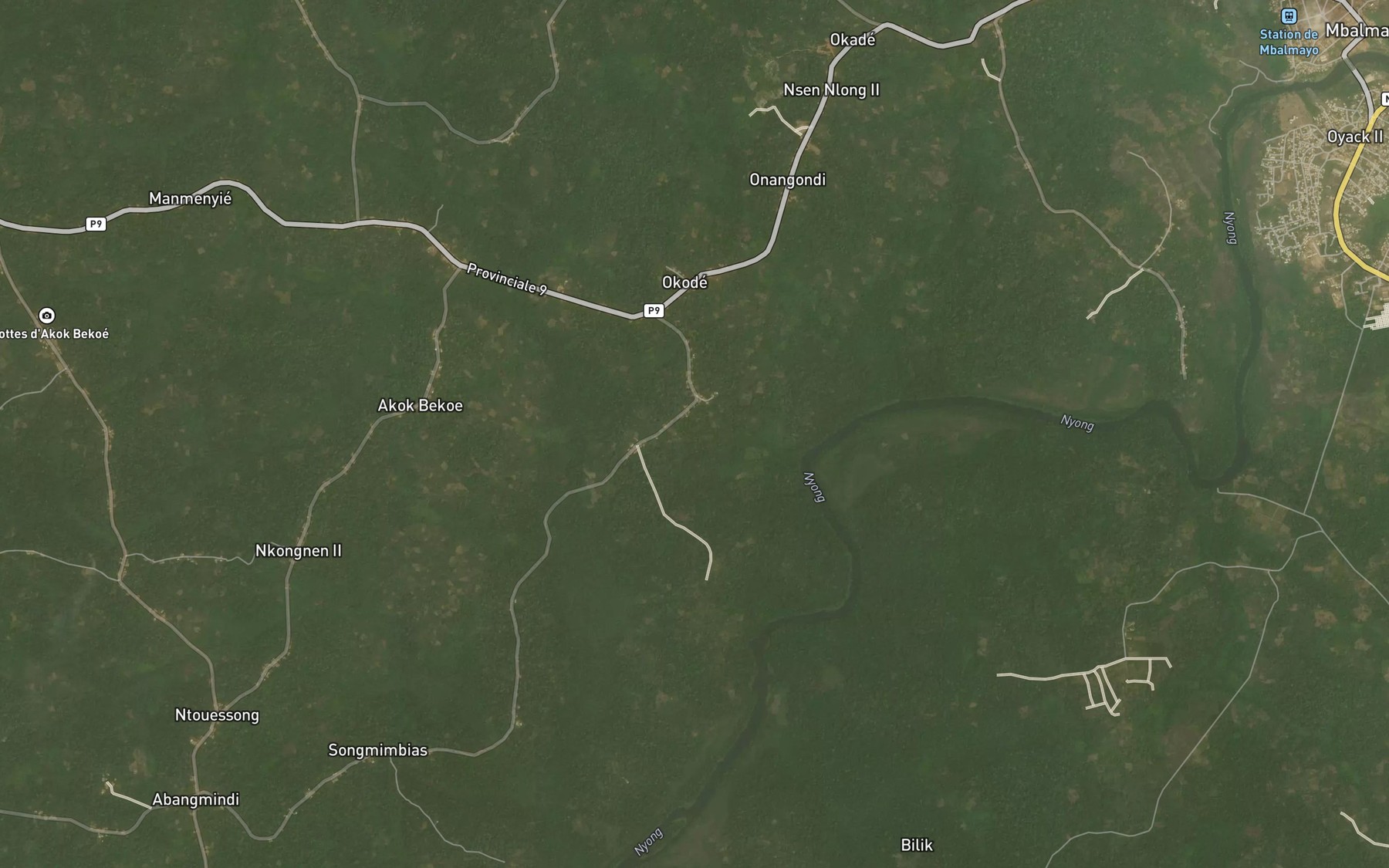 Satellite map of the Mesoro