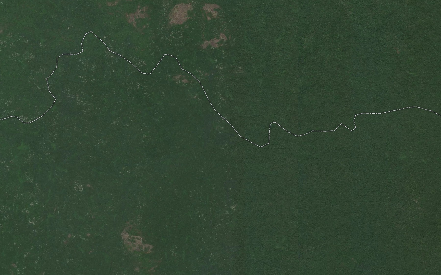 Satellite map of the Mombe