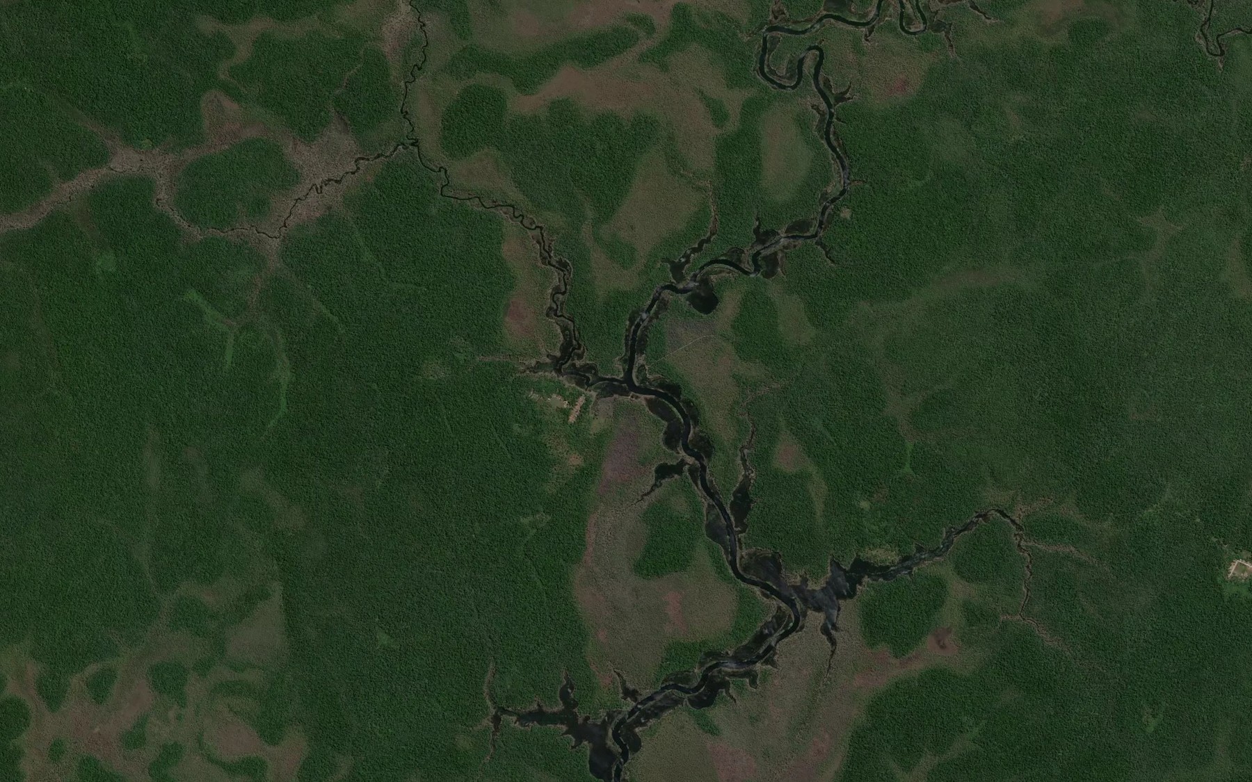 Satellite map of the Sungai Imohoge