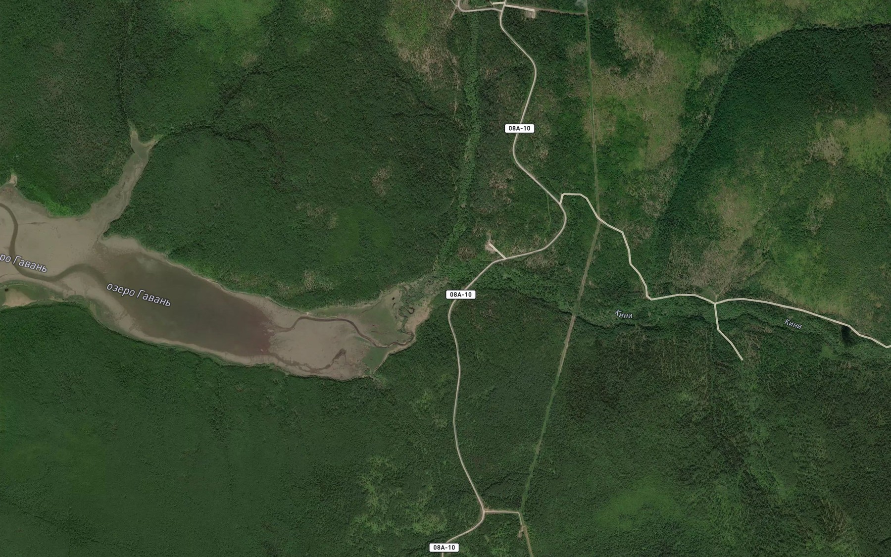 Satellite map of the Kholodnyy Klyuch