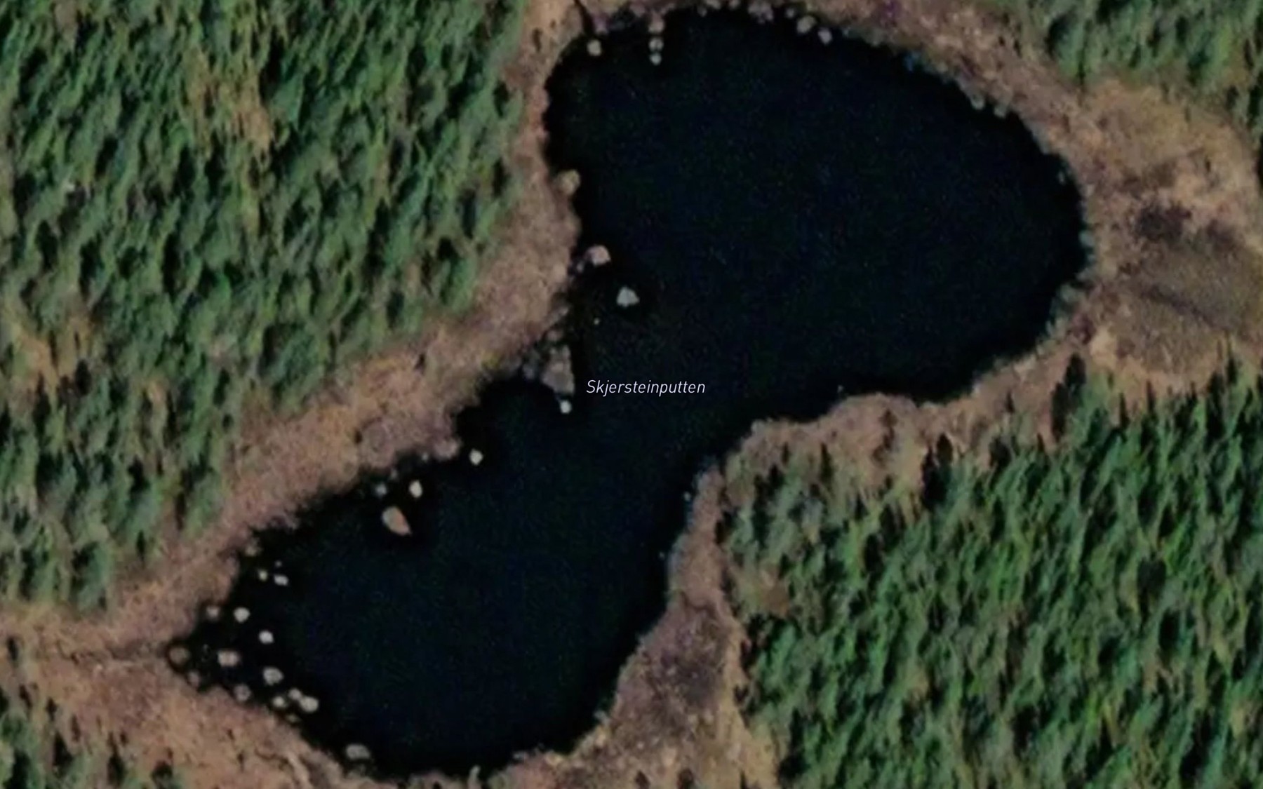 Satellite map of the Skjaersteinsputten