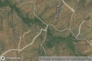Satellite map of the Fraguita Wash