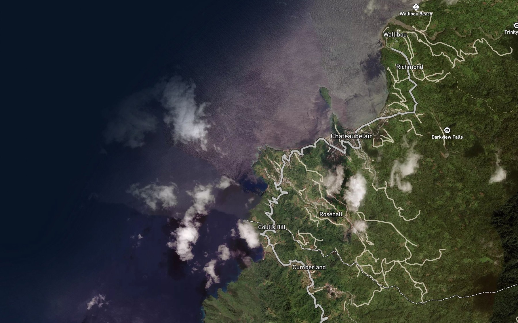 Satellite map of the German Gutter