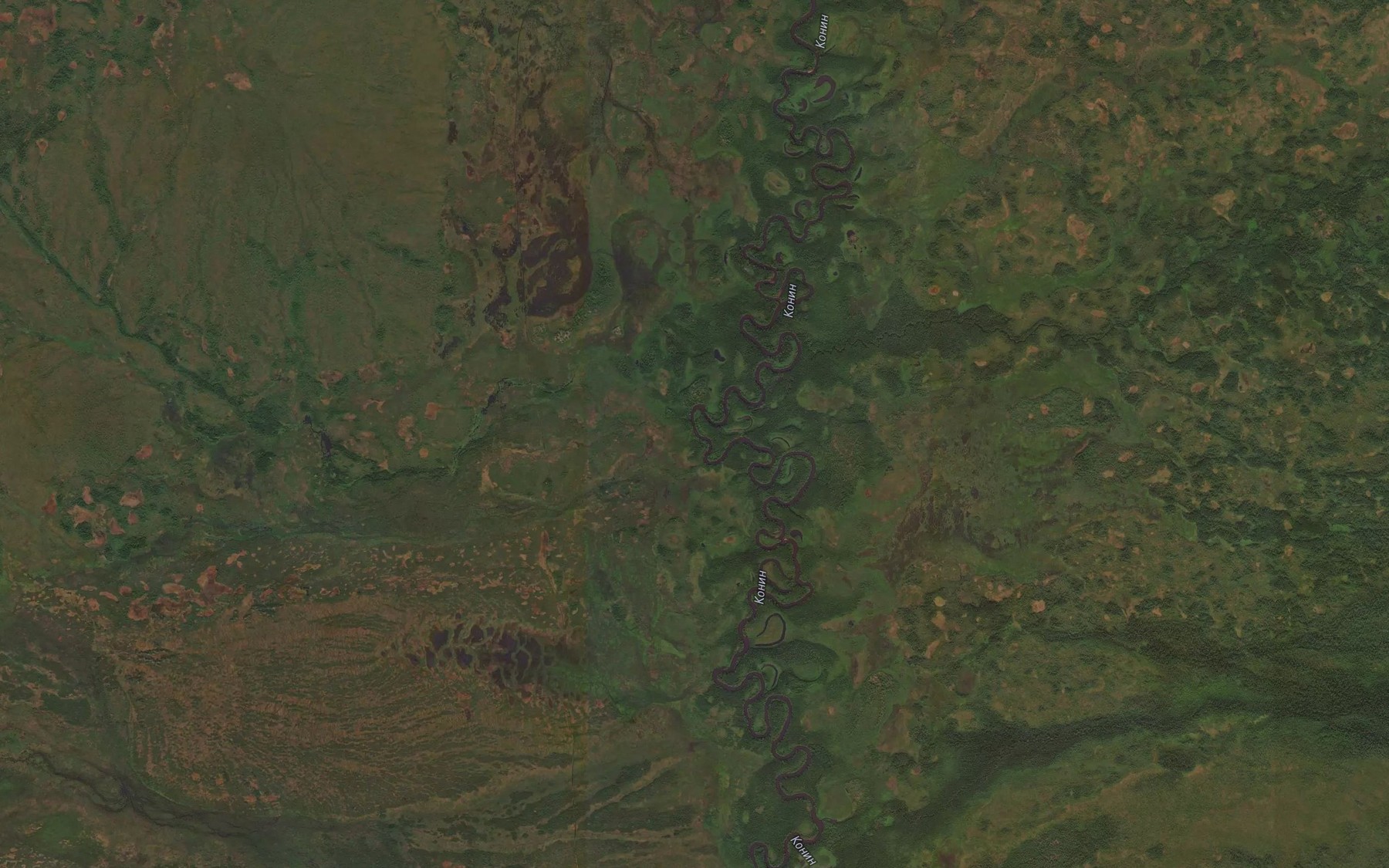 Satellite map of the Ngonim