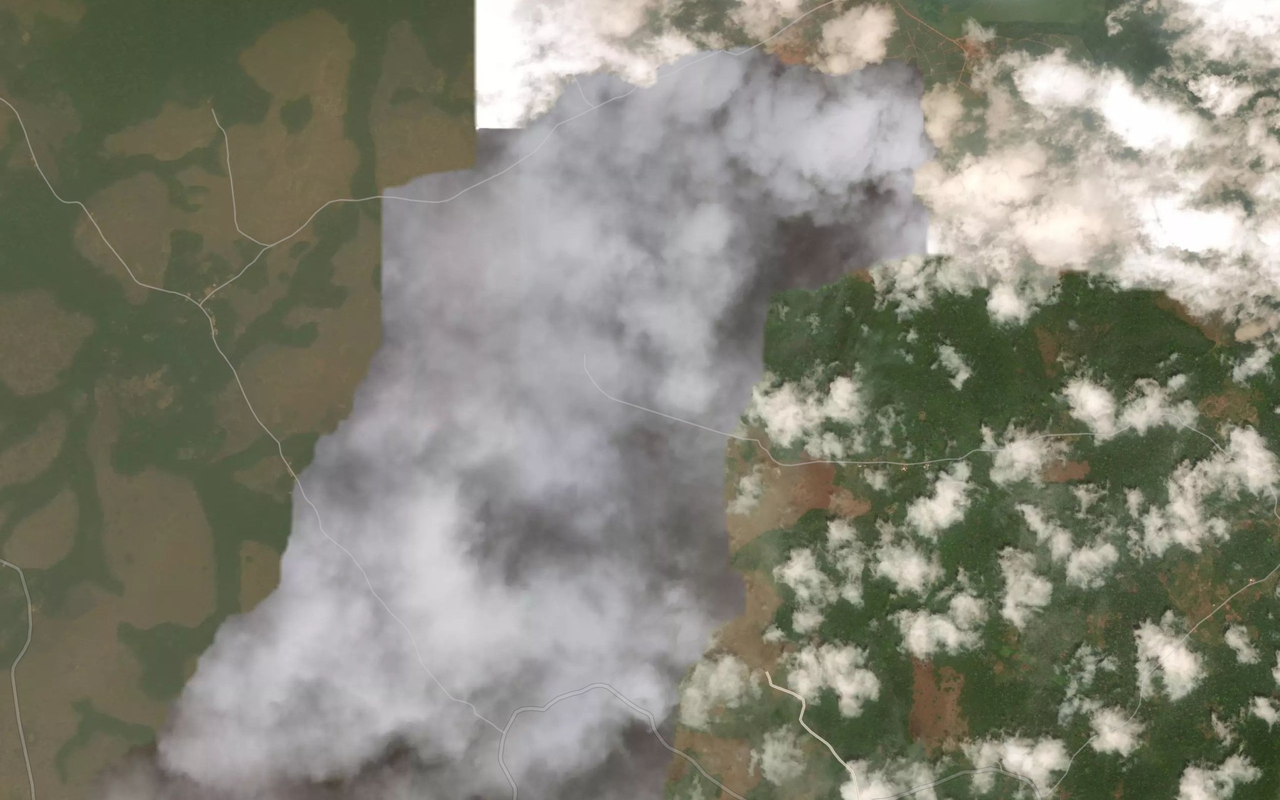 Satellite map of the Mendi