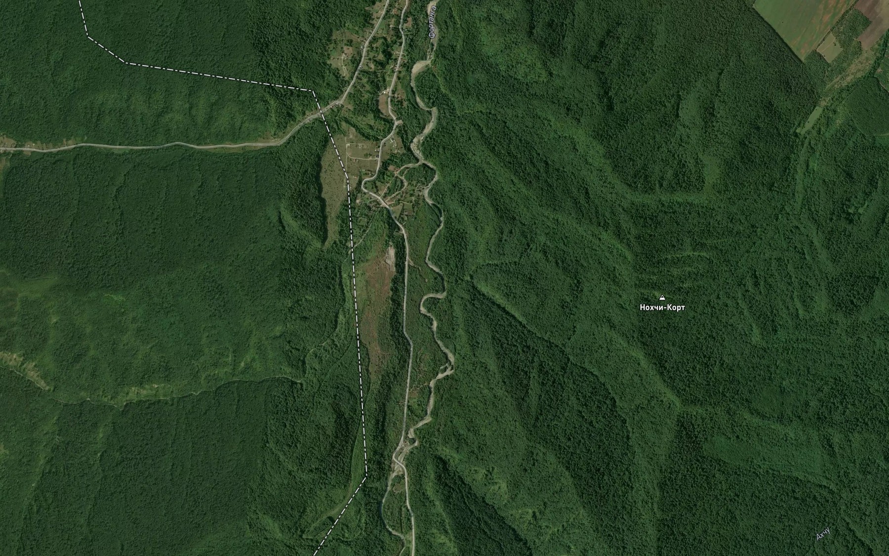 Satellite map of the Salazhinka