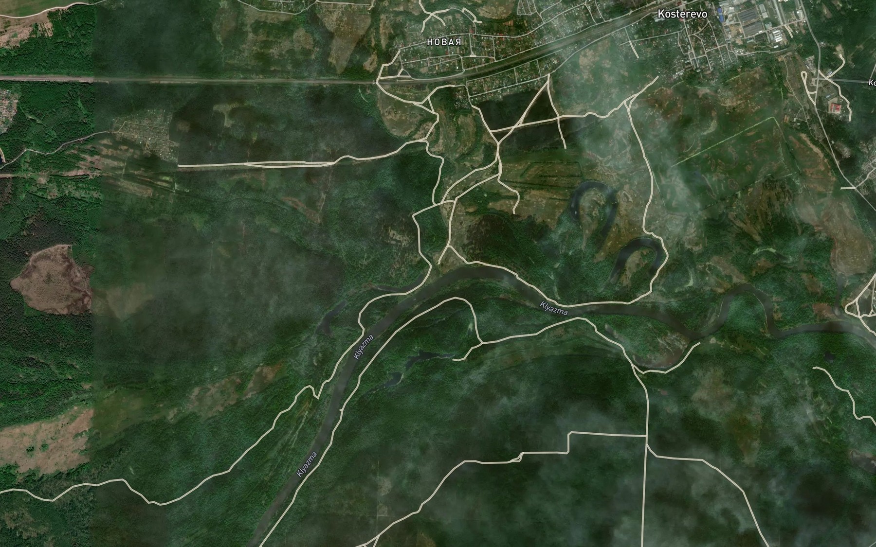 Satellite map of the Bol'shaya Lipnya