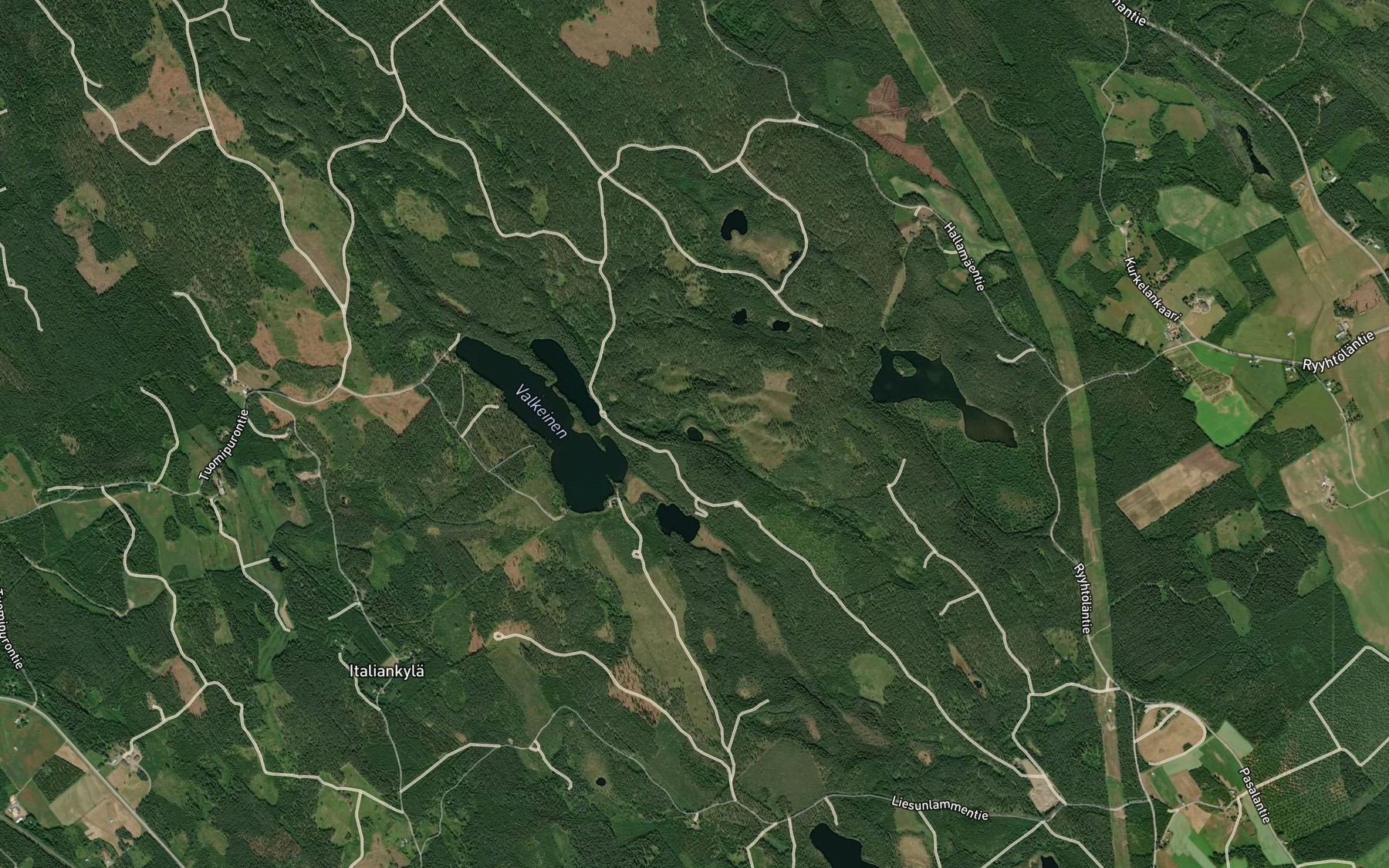 Satellite map of the Iitinpata