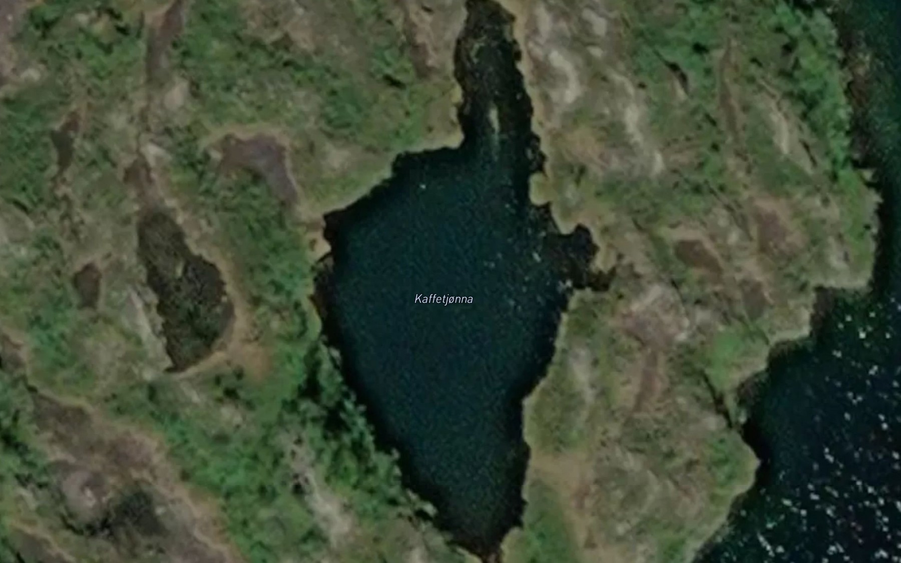 Satellite map of the Kaffetjonna