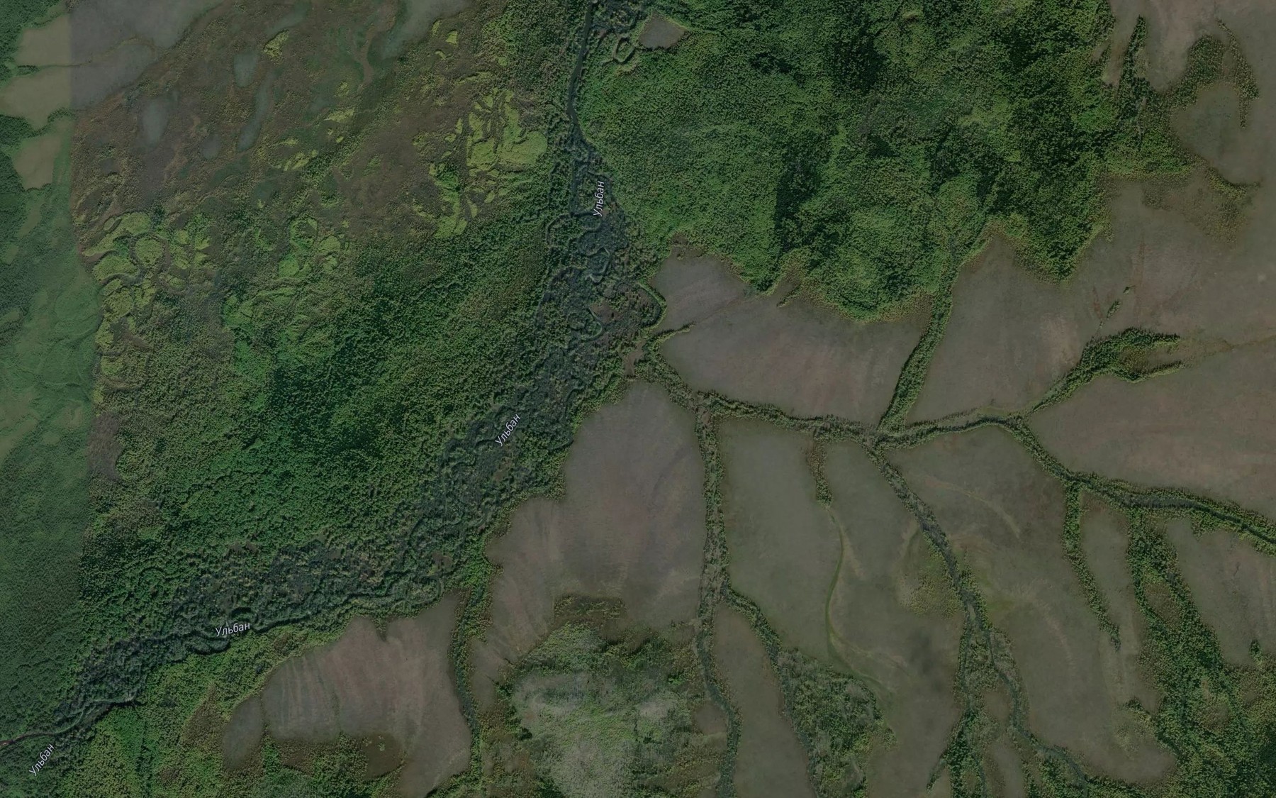 Satellite map of the Marevyy