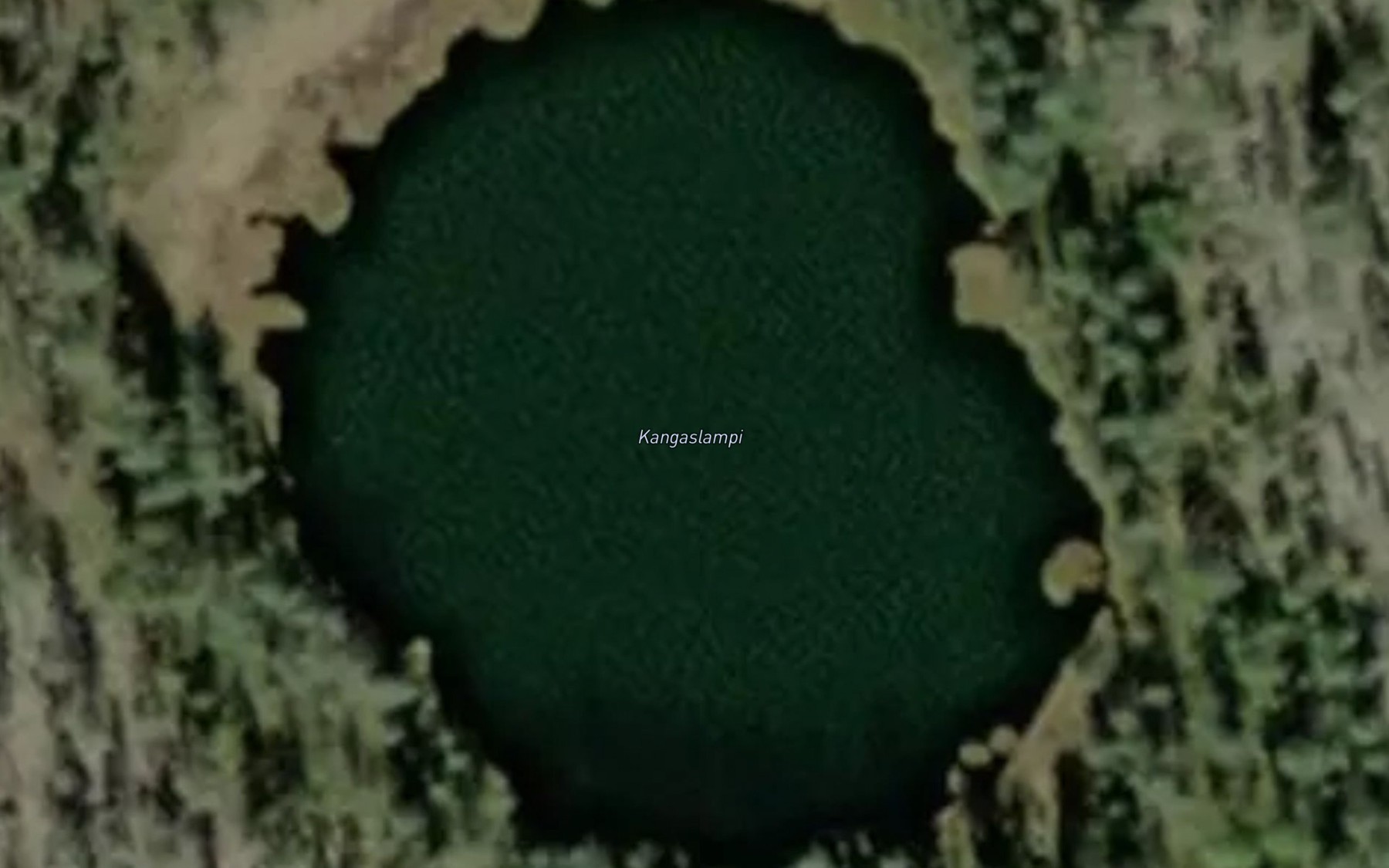 Satellite map of the Kangaslampi