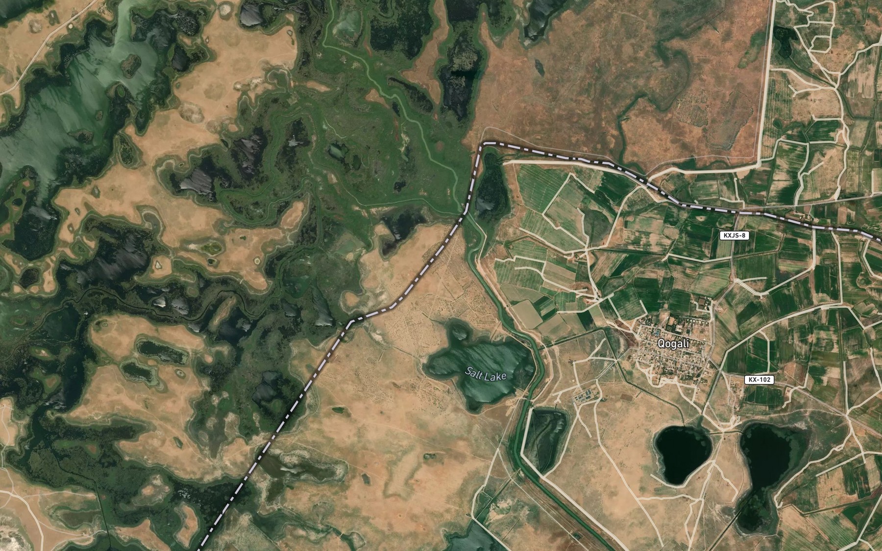 Satellite map of the Tsentral'nyy Golodnostepskiy Kollektor