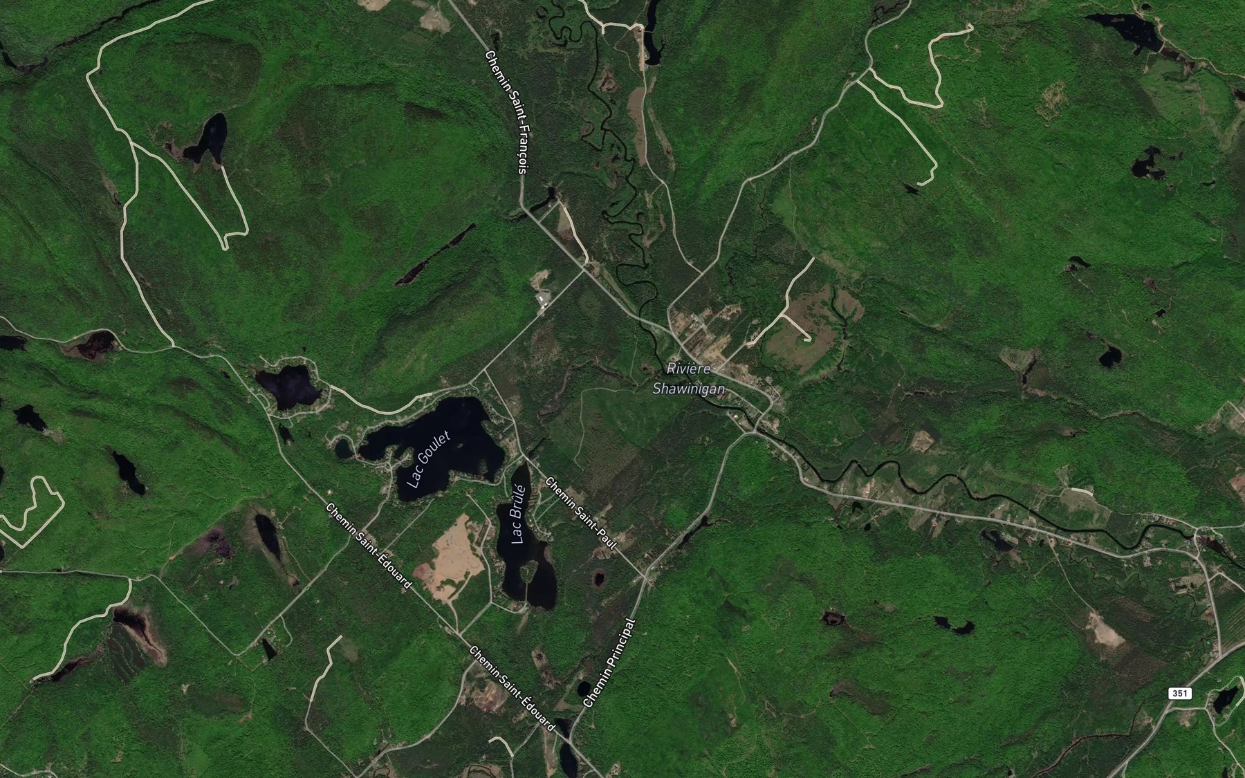 Satellite map of the Cours d'eau Arvisais