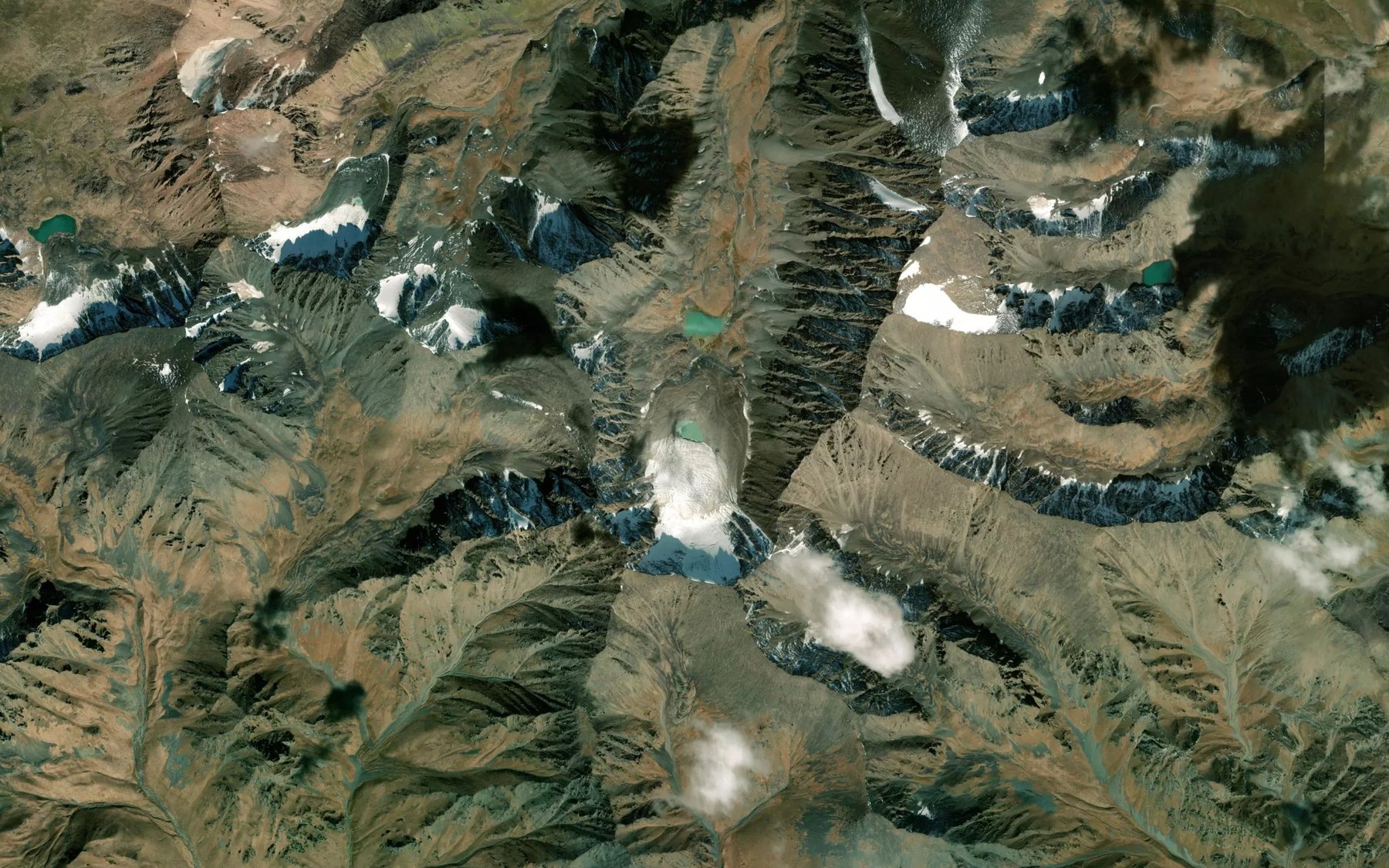 Satellite map of the Ozero Baydam-Tal