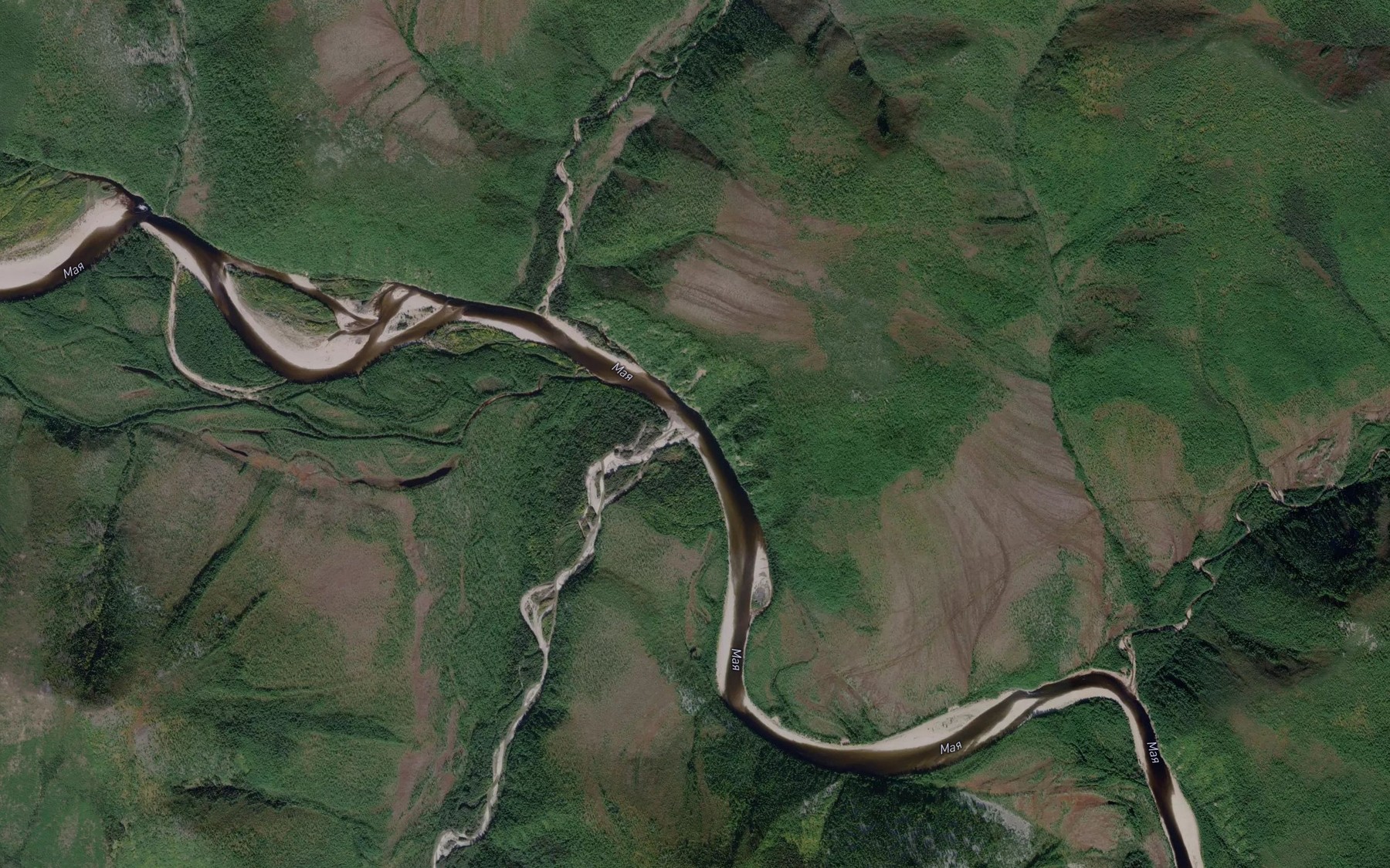 Satellite map of the Utanakh