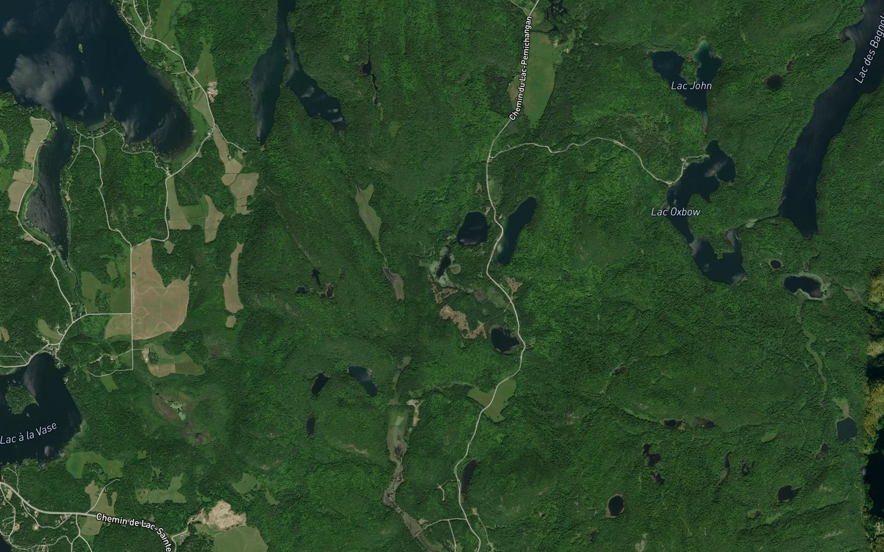 Satellite map of the Lac Mouse