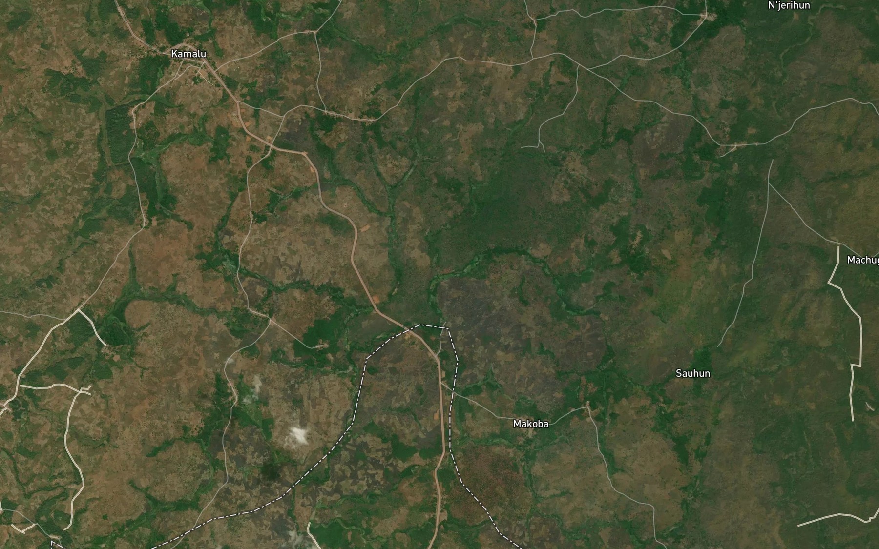 Satellite map of the Maboi