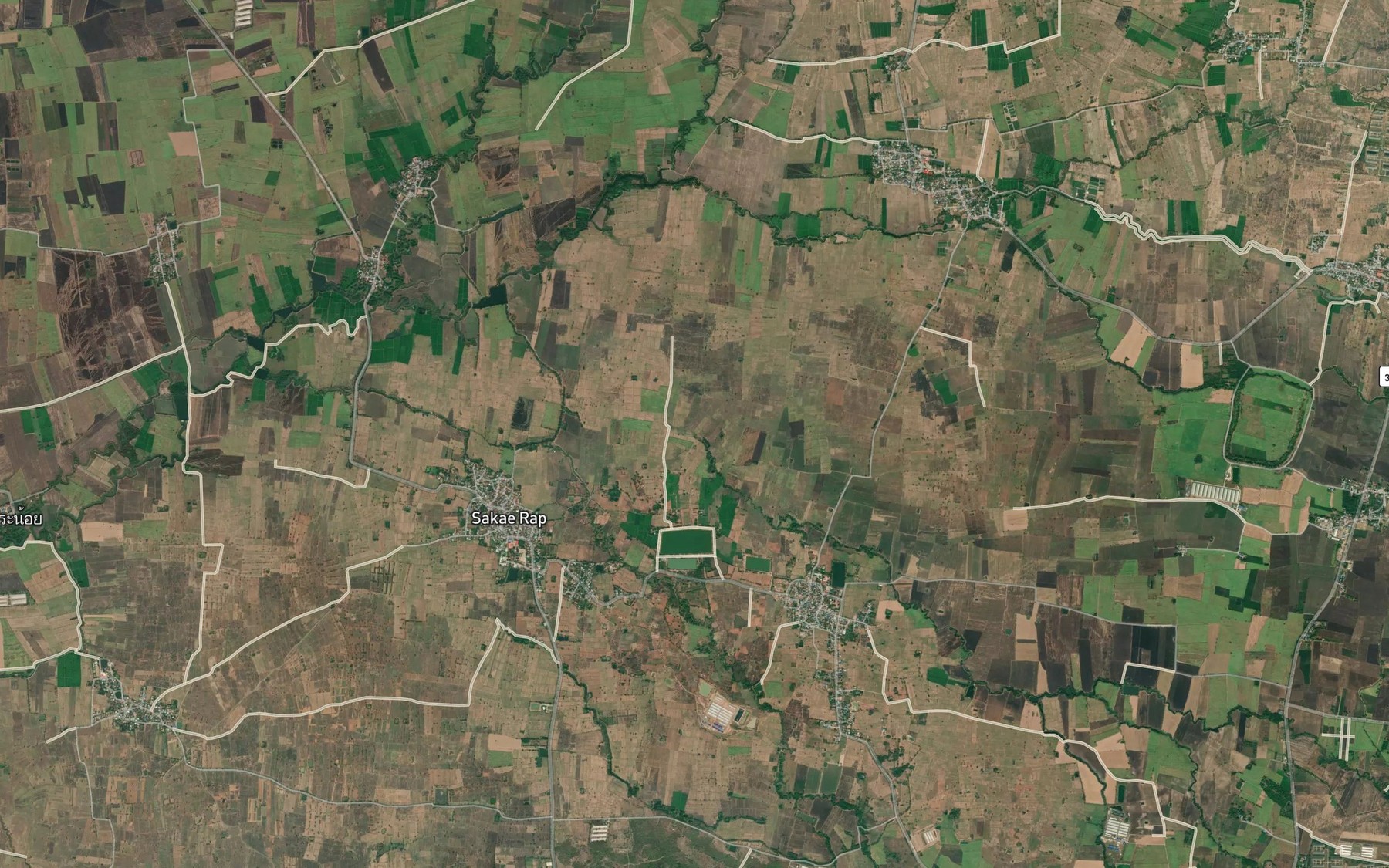 Satellite map of the Khlong Chet Yot