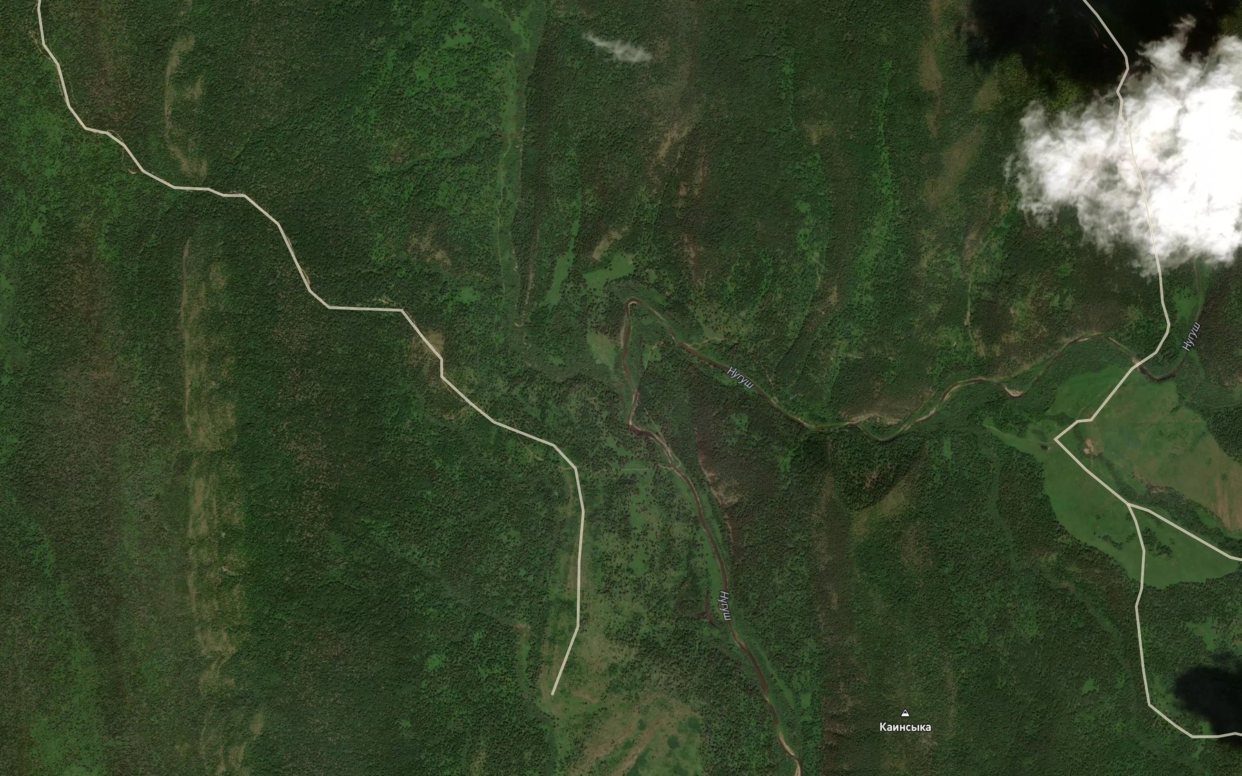 Satellite map of the Aryam Kudashka
