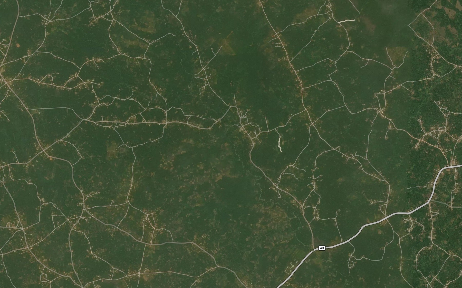 Satellite map of the River Abuba