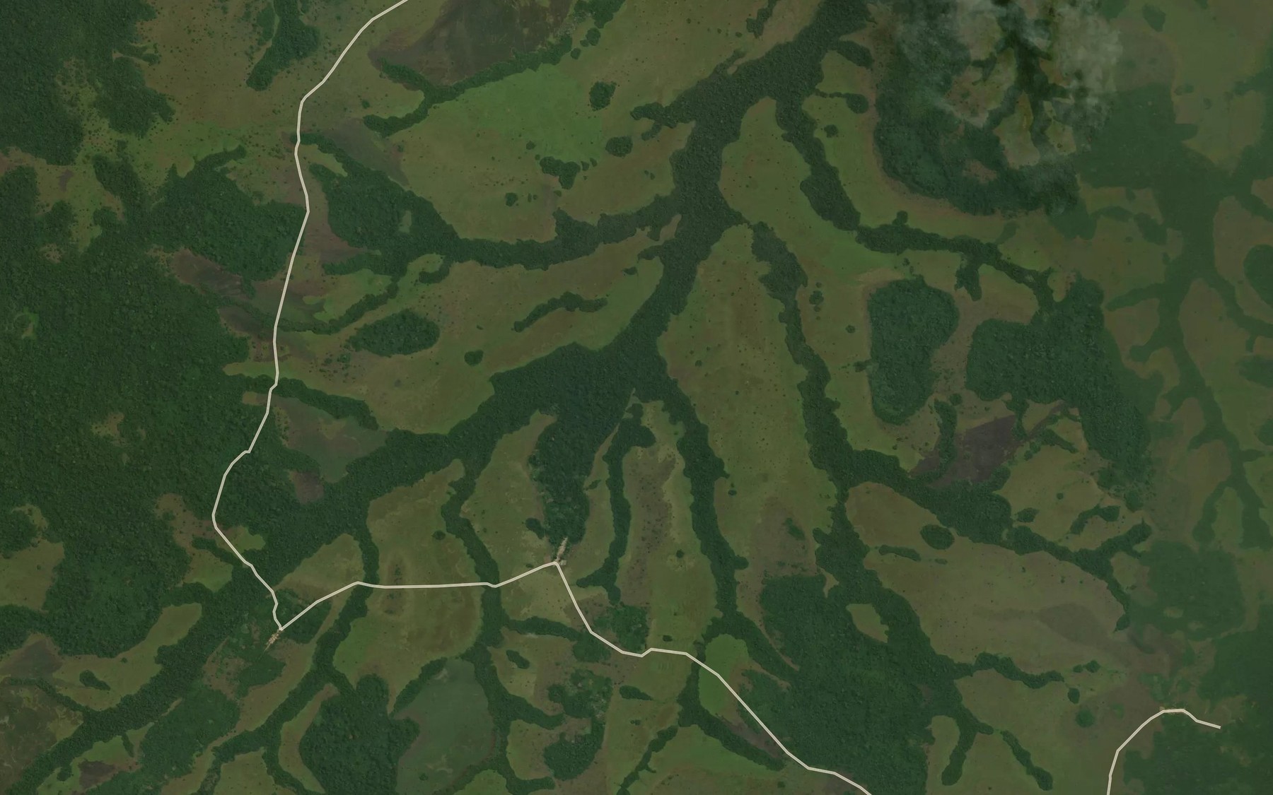 Satellite map of the Foumba