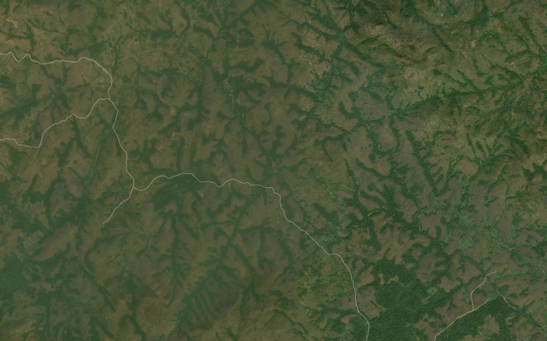 Satellite map of the Mendep