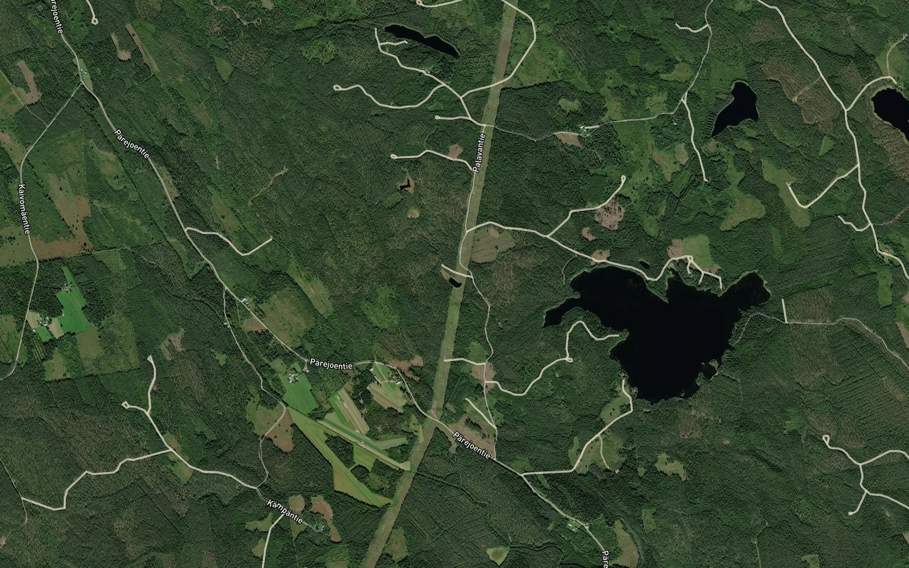 Satellite map of the Makralampi