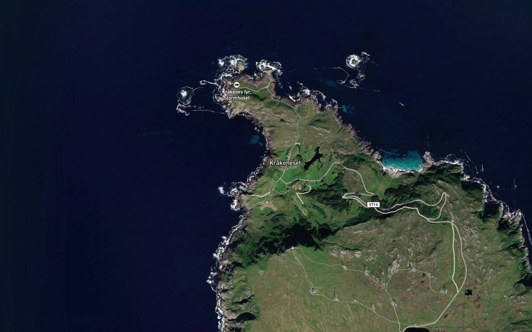 Satellite map of the Dalsfjora