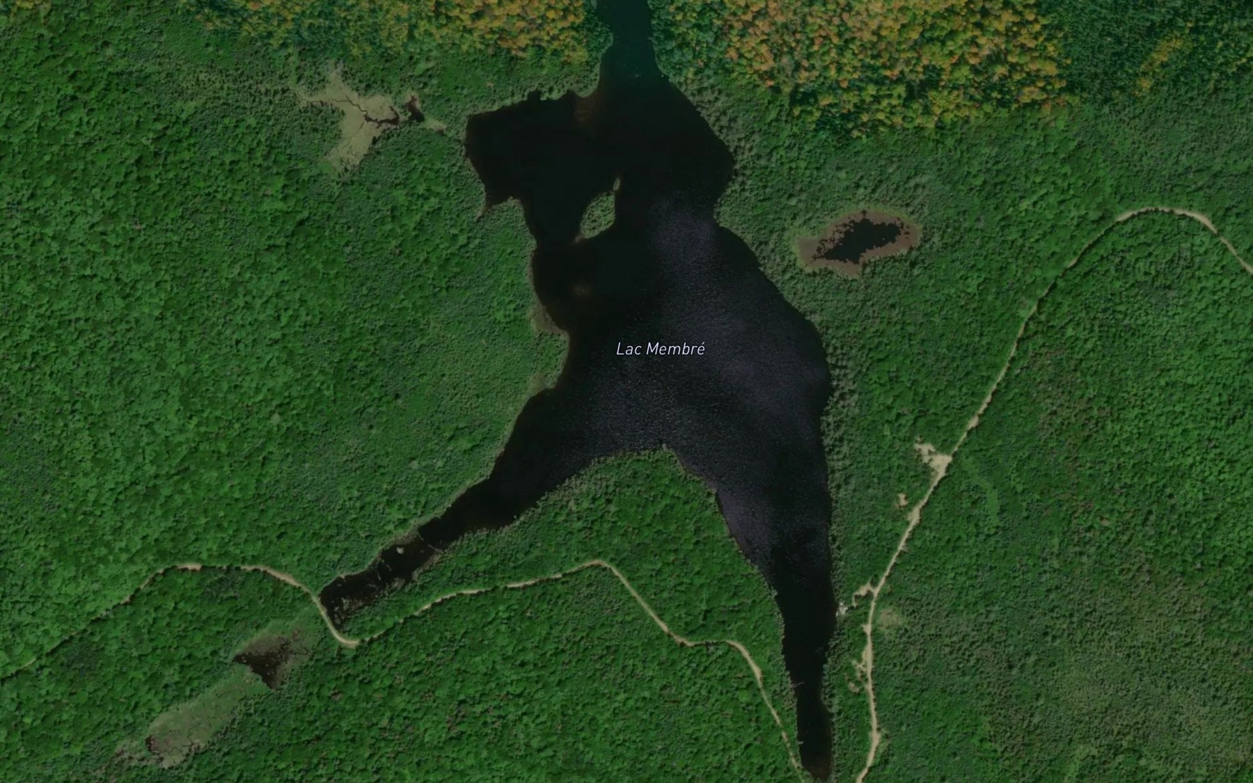 Satellite map of the Lac Membre