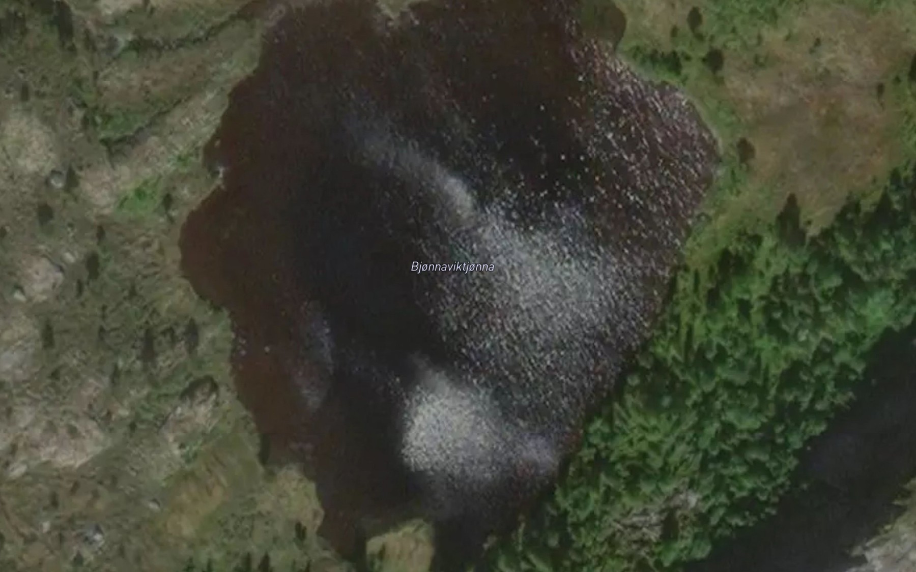 Satellite map of the Bjonnaviktjonna