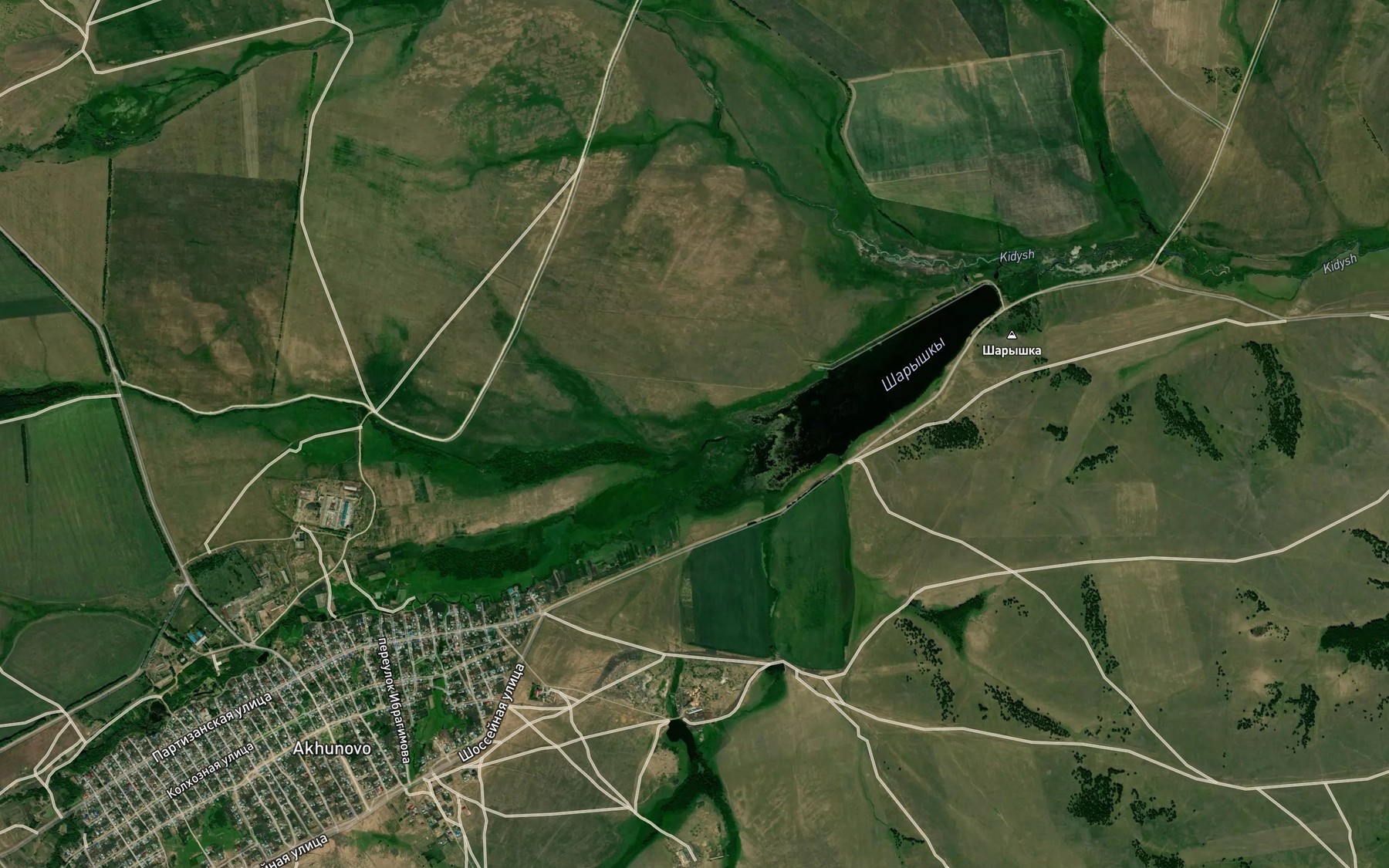 Satellite map of the Tanynchau