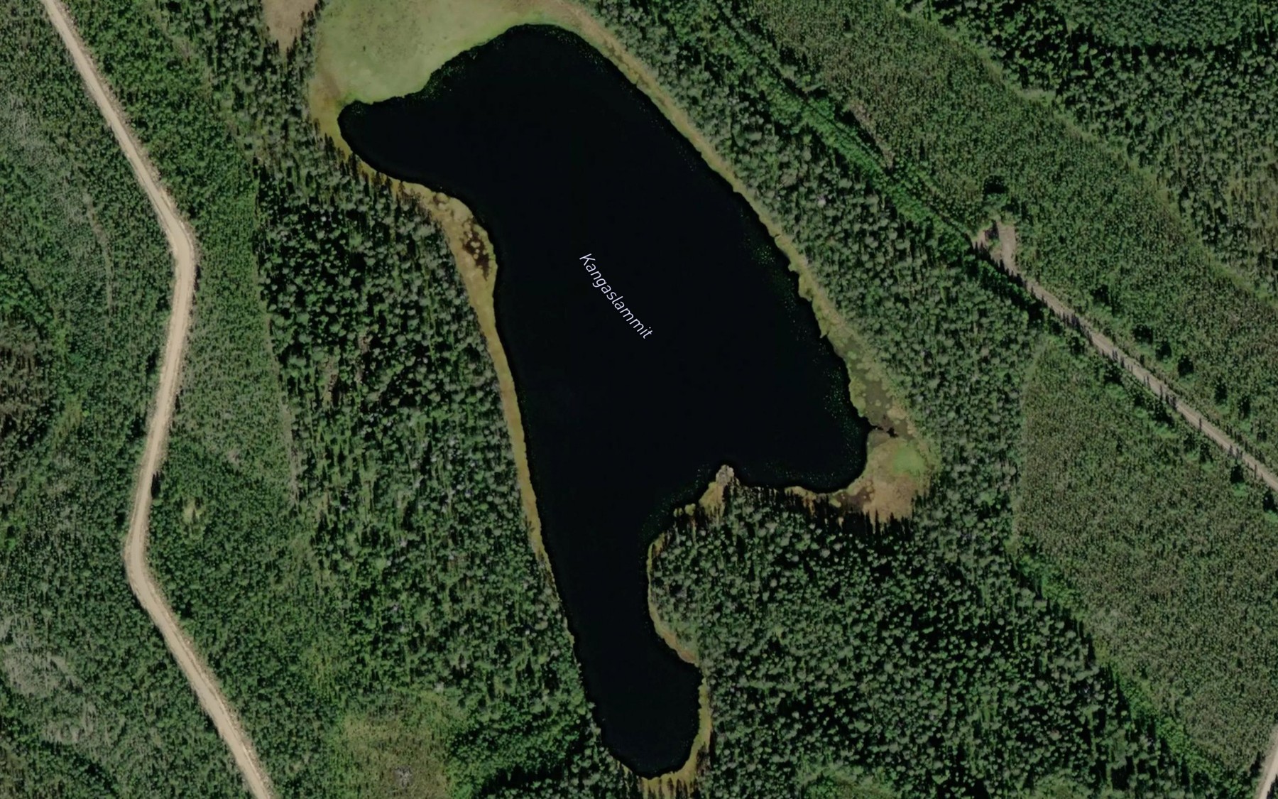Satellite map of the Kangaslammit