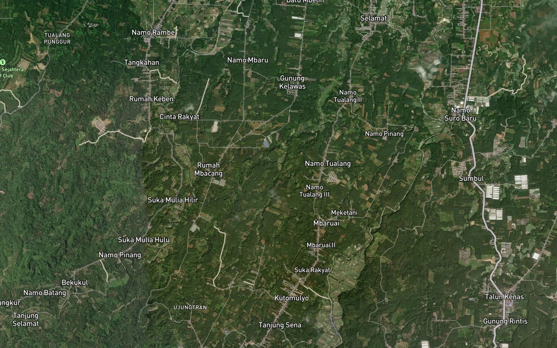 Satellite map of the Lau Simantri