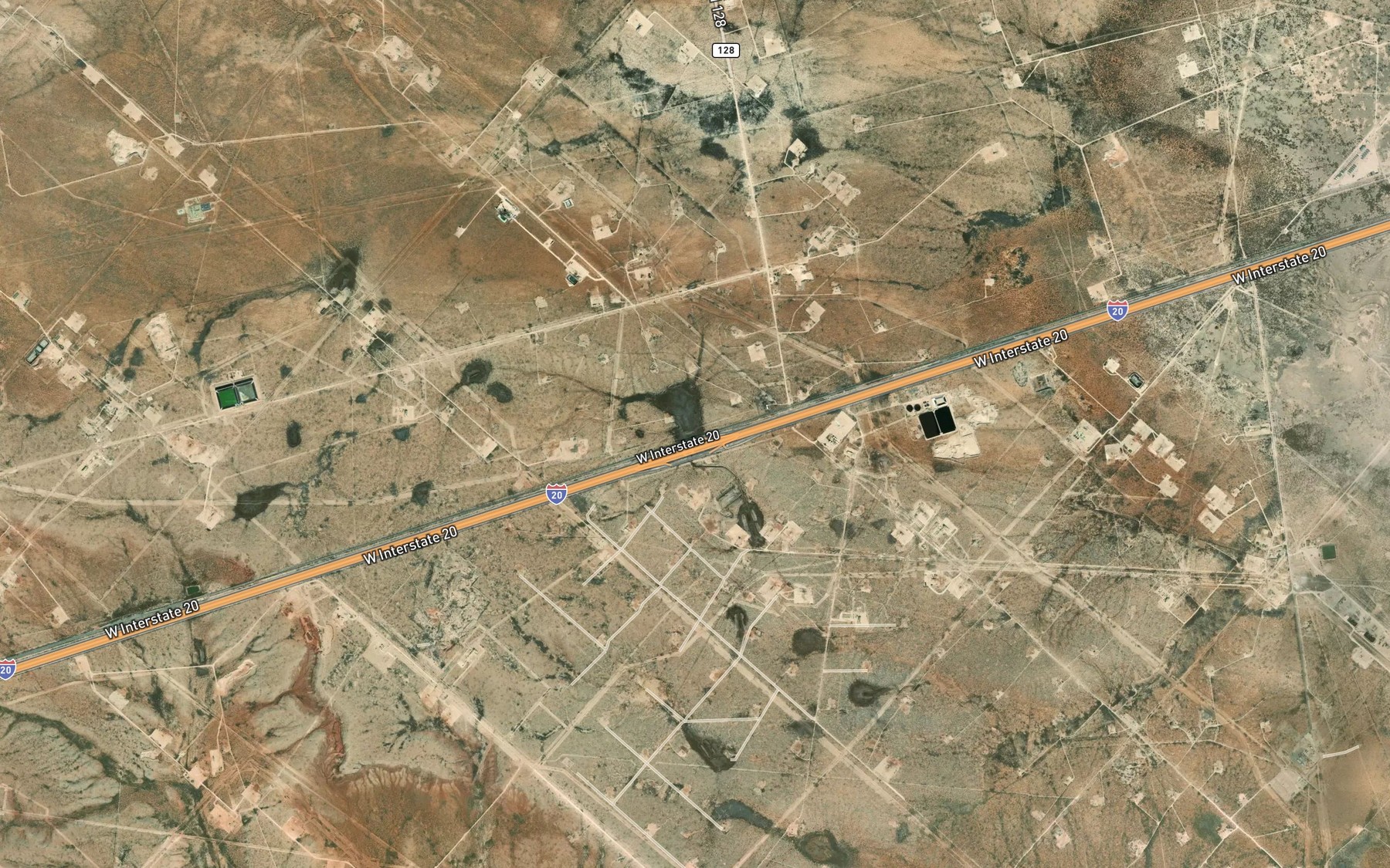 Satellite map of the The Lake