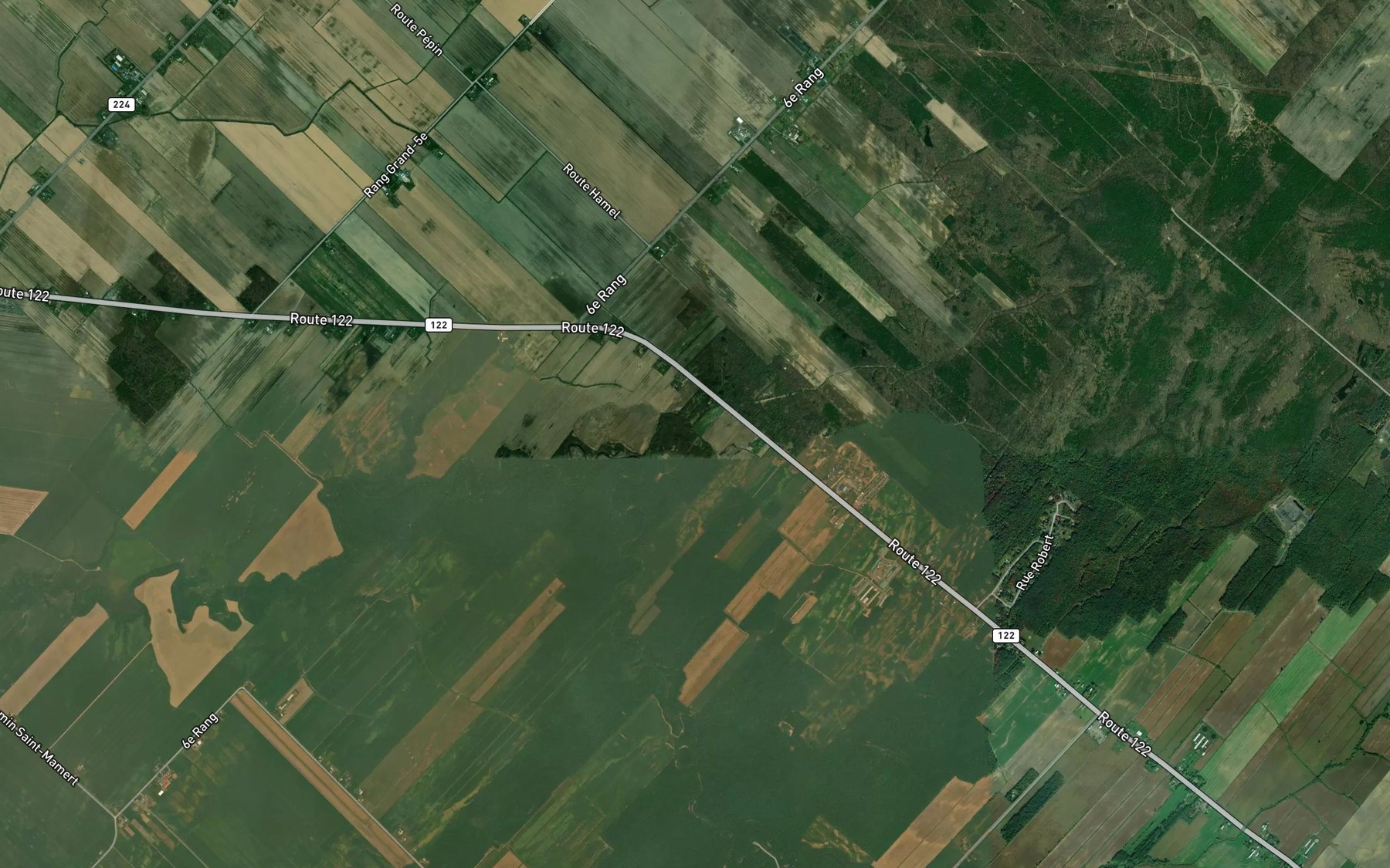 Satellite map of the Cours d'eau Labbe