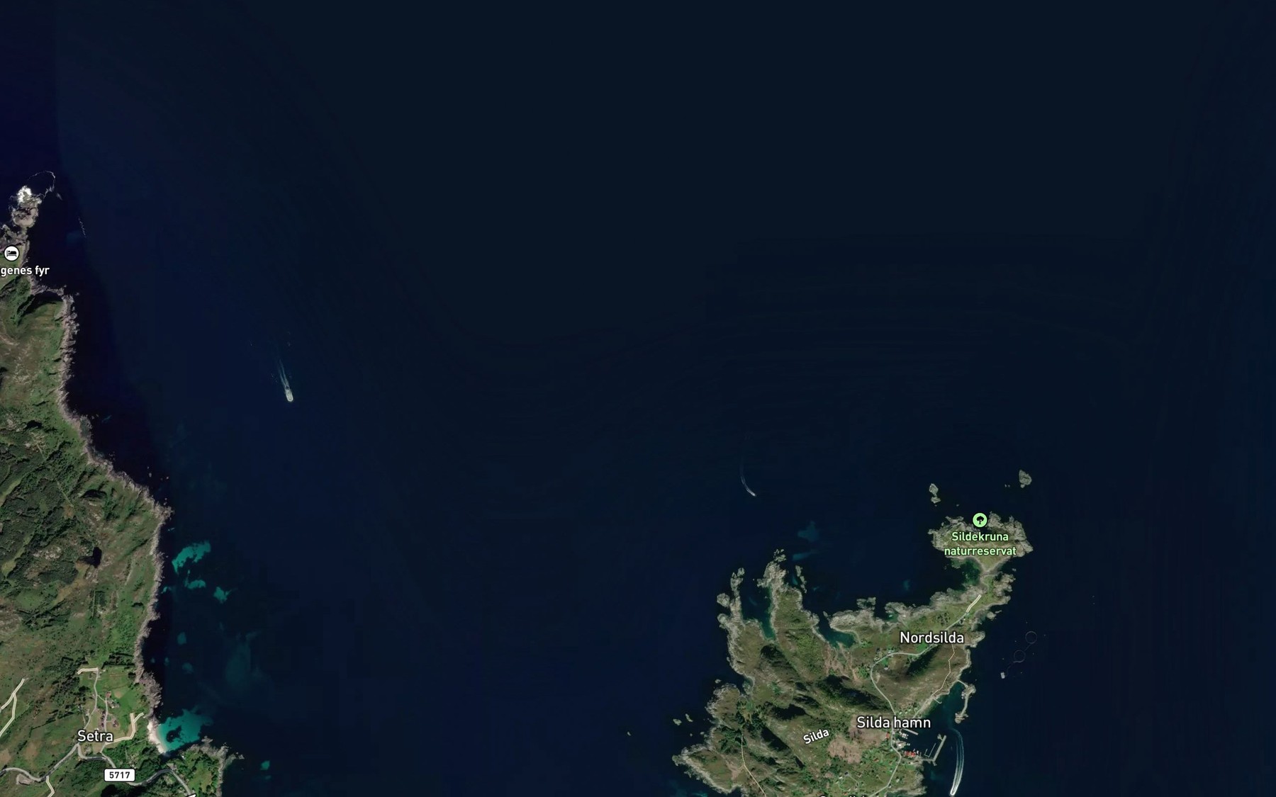Satellite map of the Arteflua