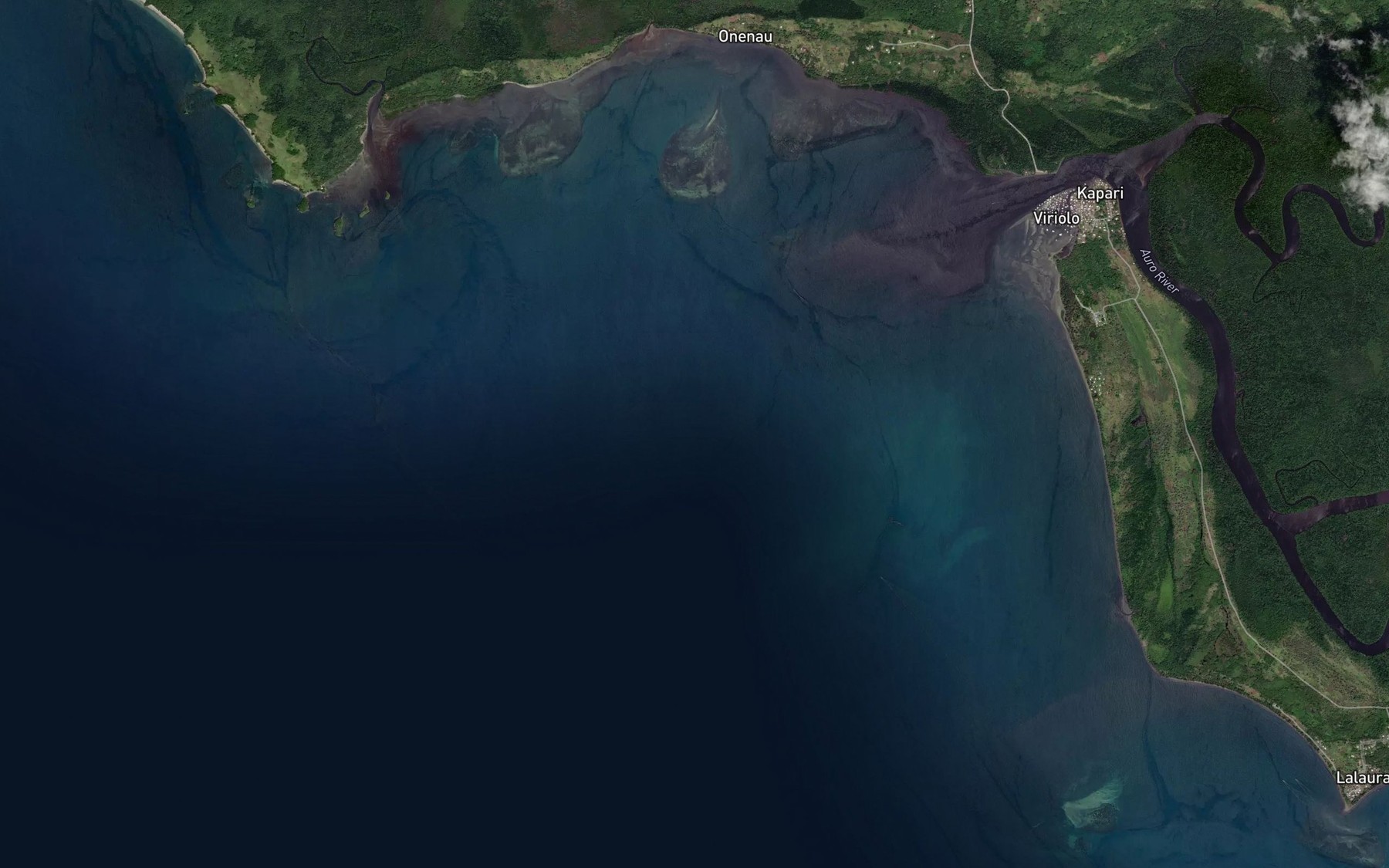 Satellite map of the Cheshunt Bay