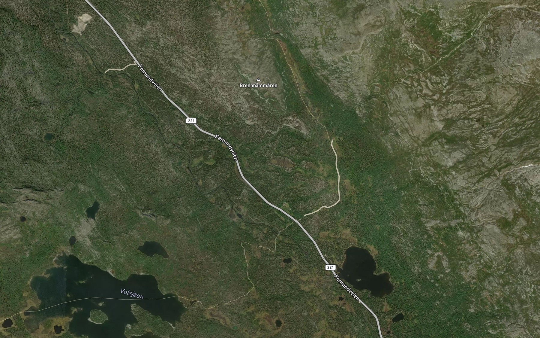 Satellite map of the Kanelabekken