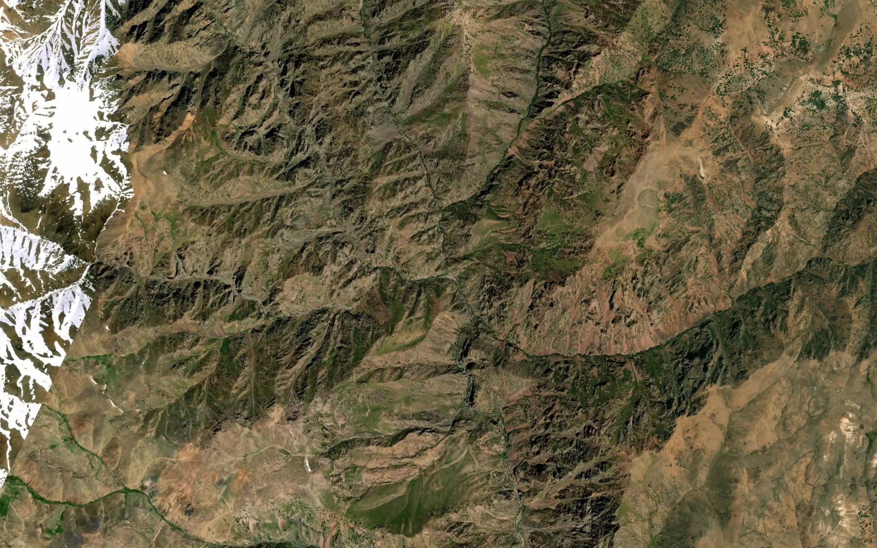 Satellite map of the Eshek-Ol'dyu