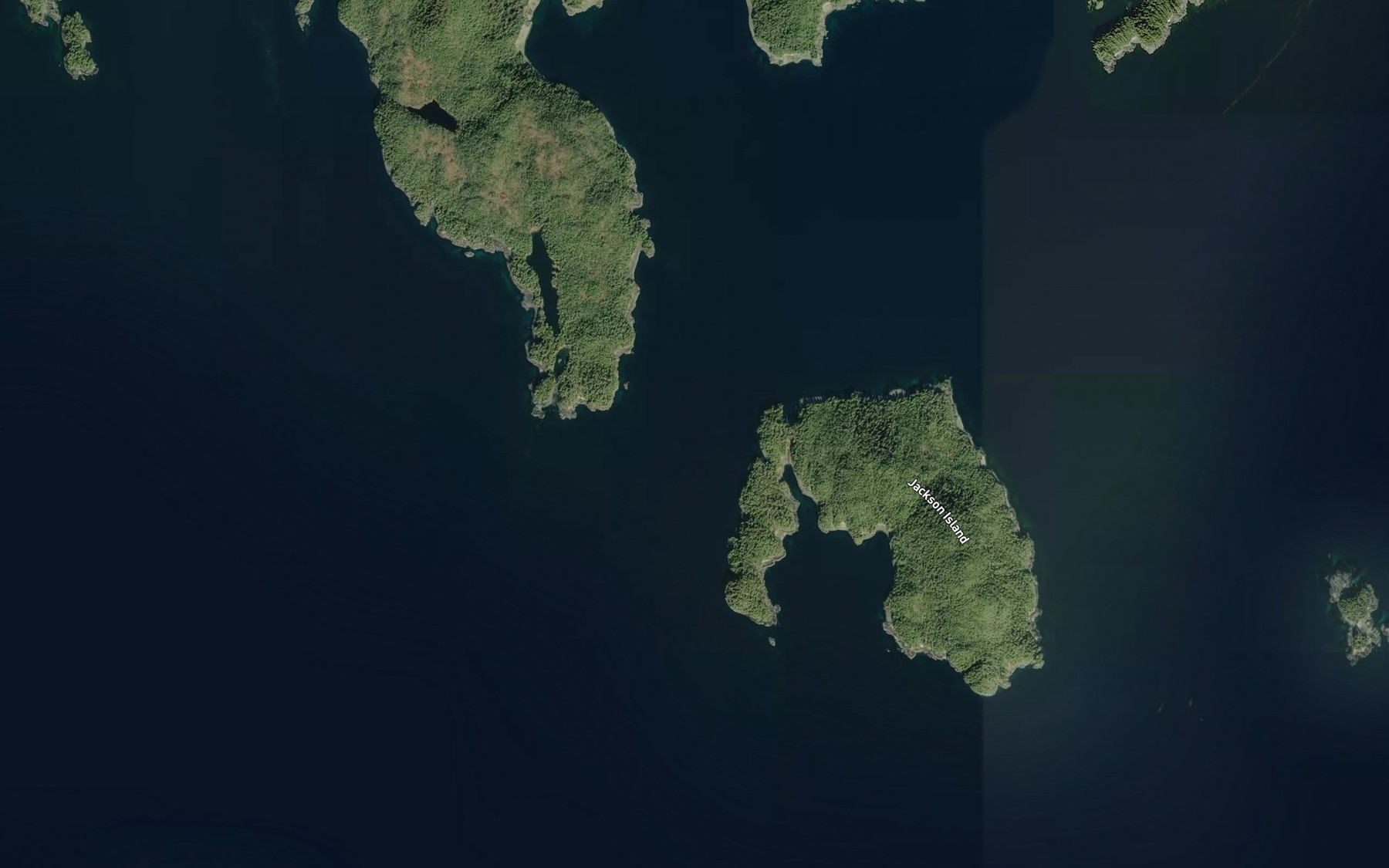 Satellite map of the Jackson Passage