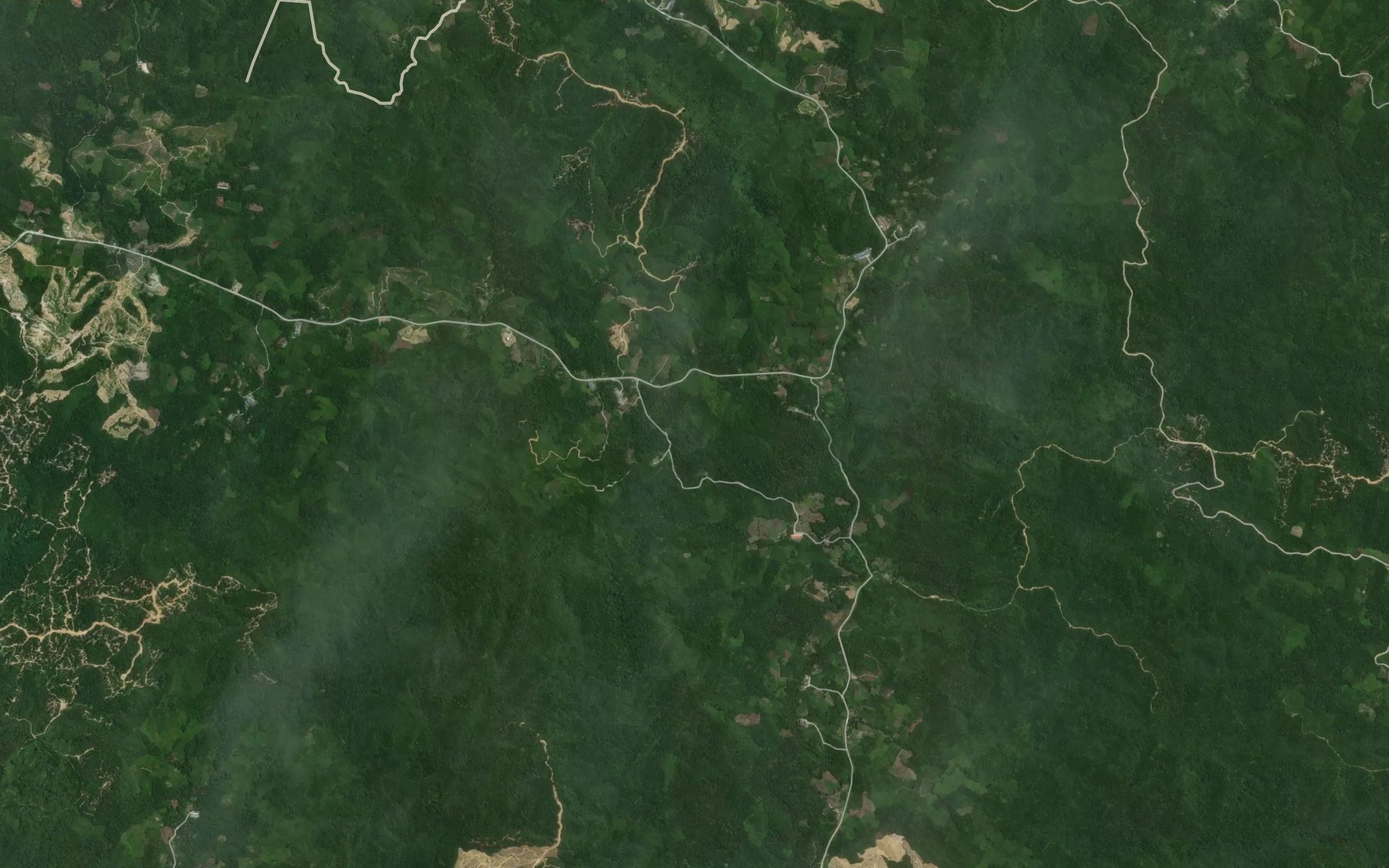 Satellite map of the Sungai Merujeh
