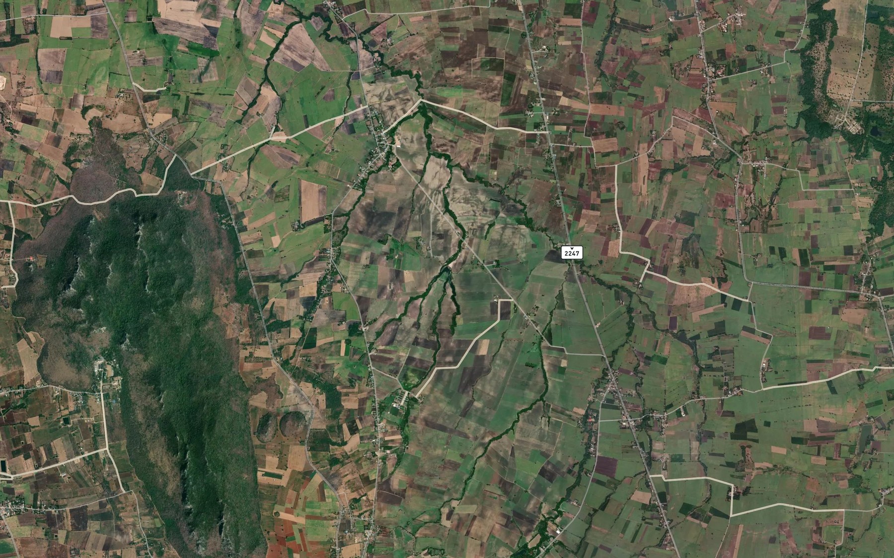 Satellite map of the Khlong Krok Luek