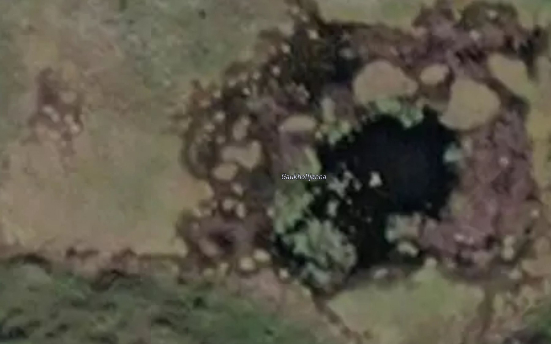 Satellite map of the Gaukholtjonna
